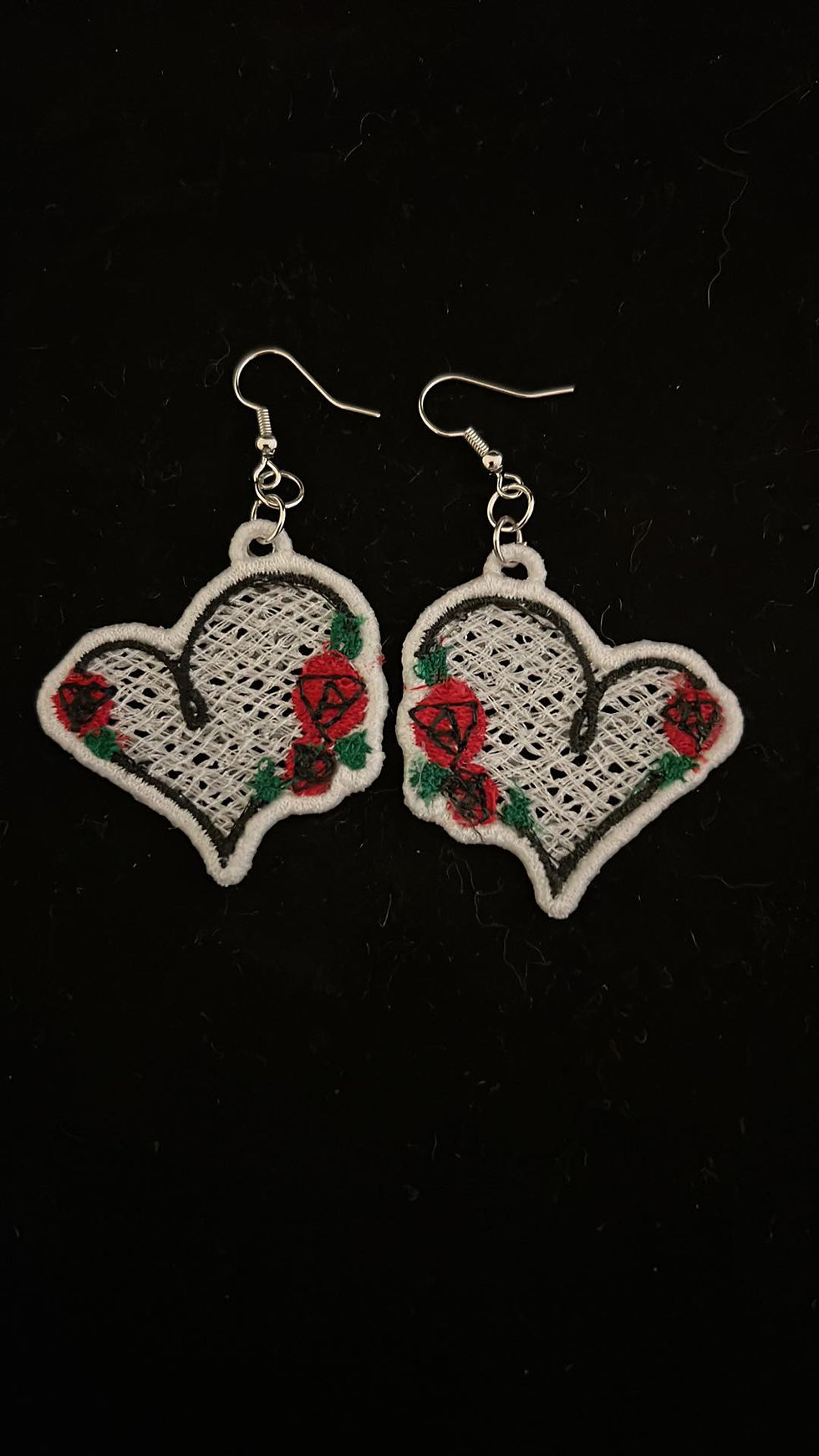Digital FSL Hearts 3 Earrings Digital Files