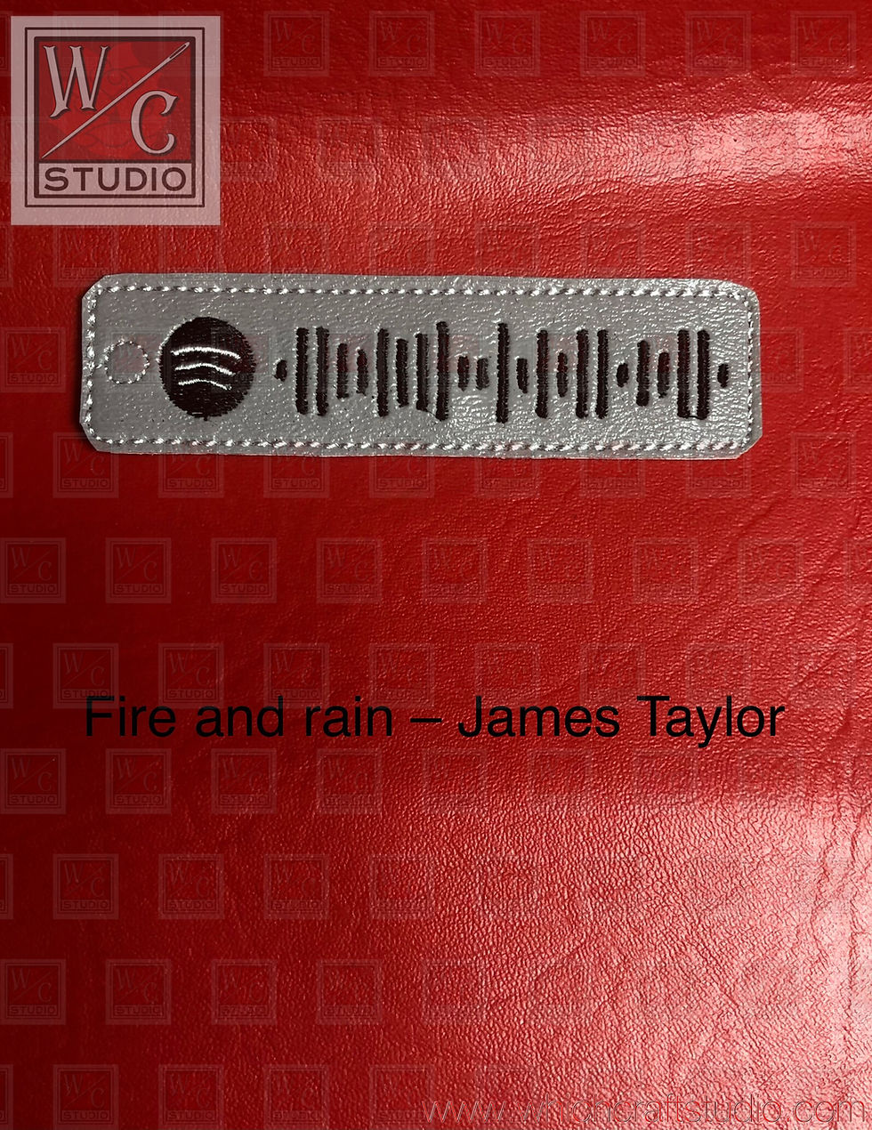Digital Spotify Code Fire and rain - James Taylor Lg Dangle