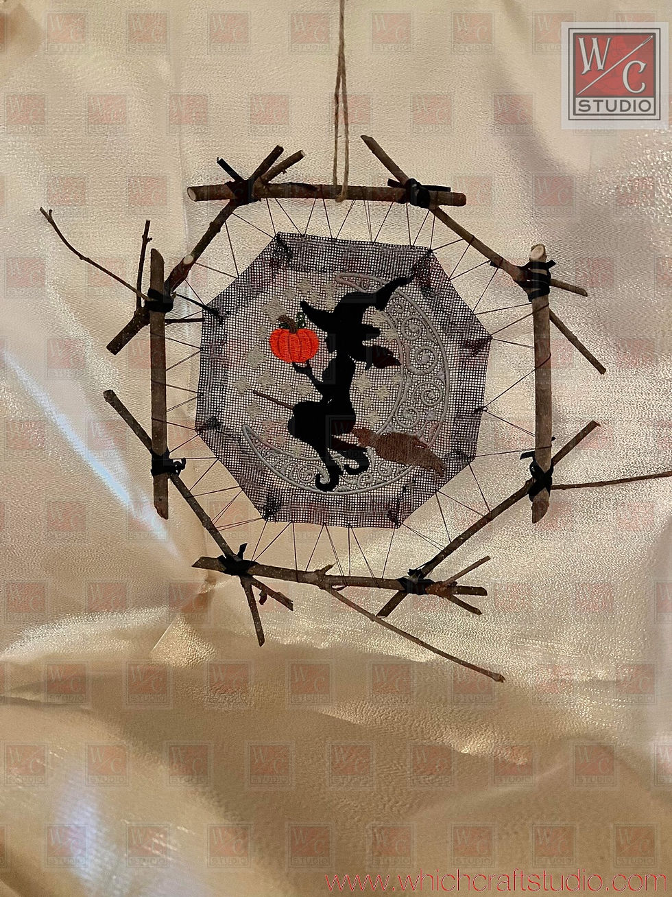 Thumbnail: Digital Screen-FSL Witch Pumpkin 6x10 Digital Fill