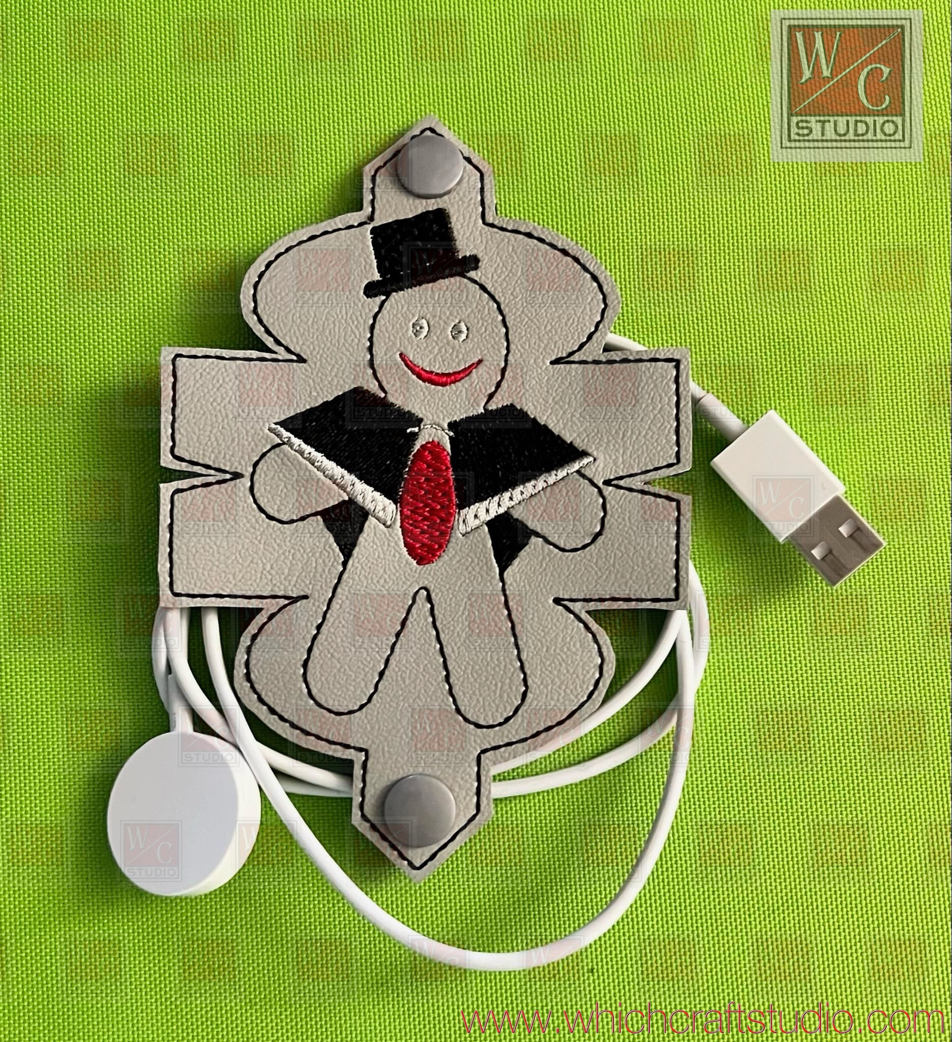 Digital Undertaker Gingerbread cord wrap Digital File