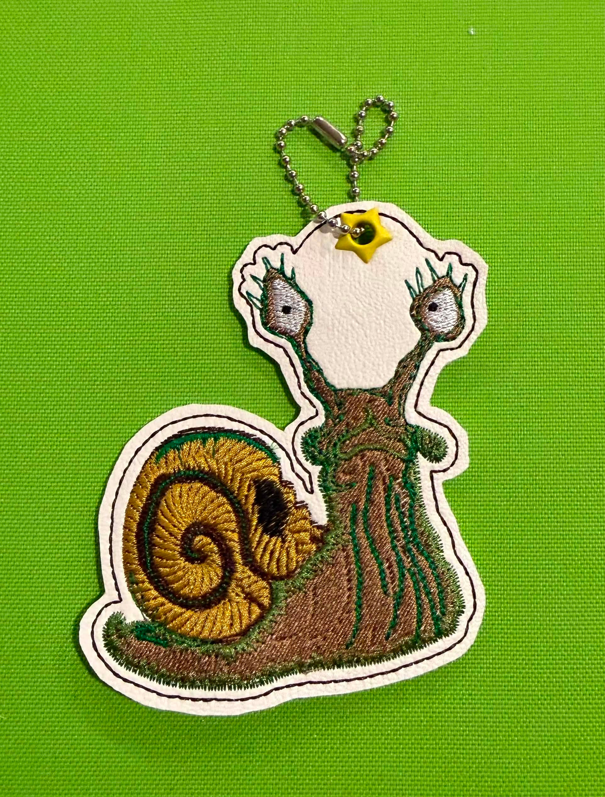 Digital Snail Skull Collection | In-The-Hoop (ITH) Dangle
