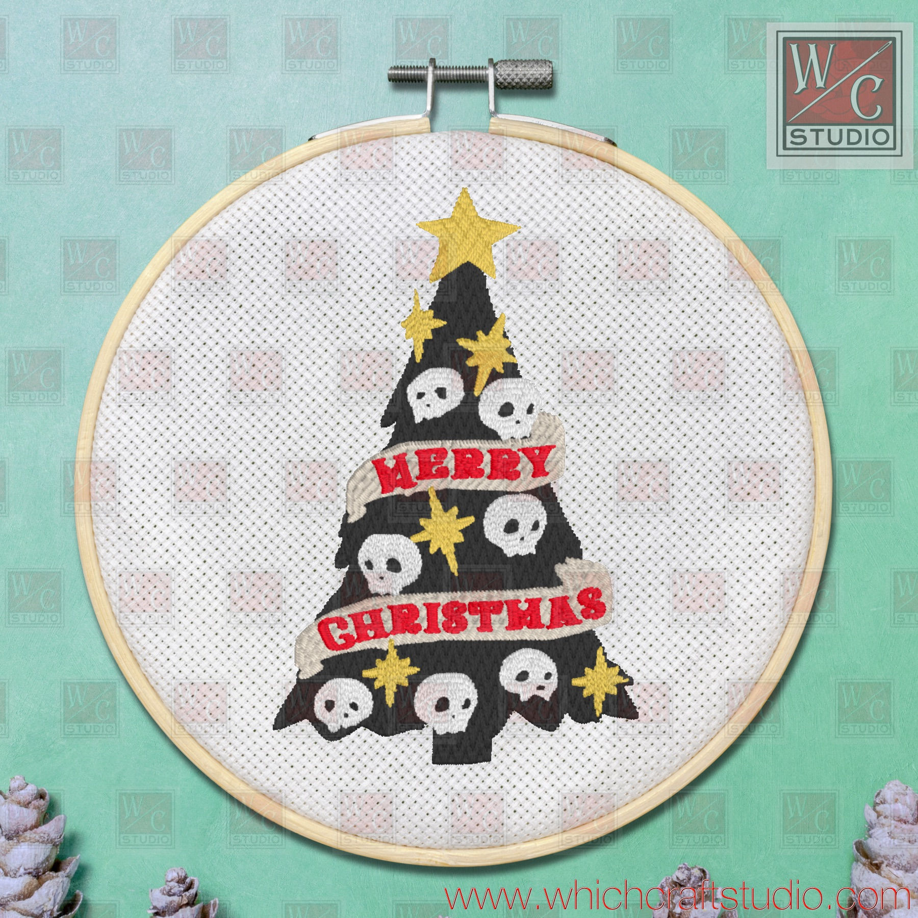 Digital Goth Xmas Standalone 4x4 Digital Files