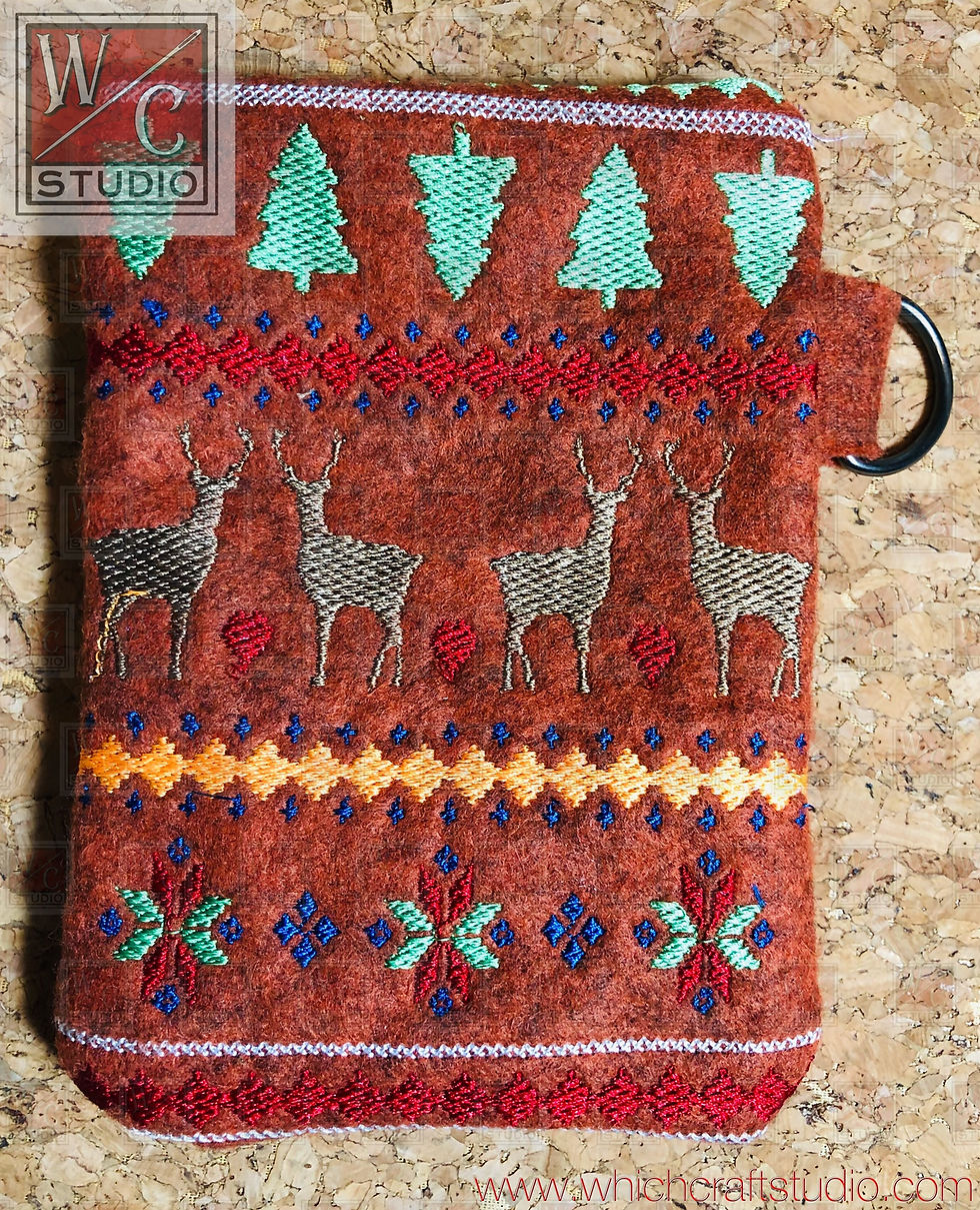 Thumbnail: Digital Ugly Sweater 5x7 Bag Embroidery Designs