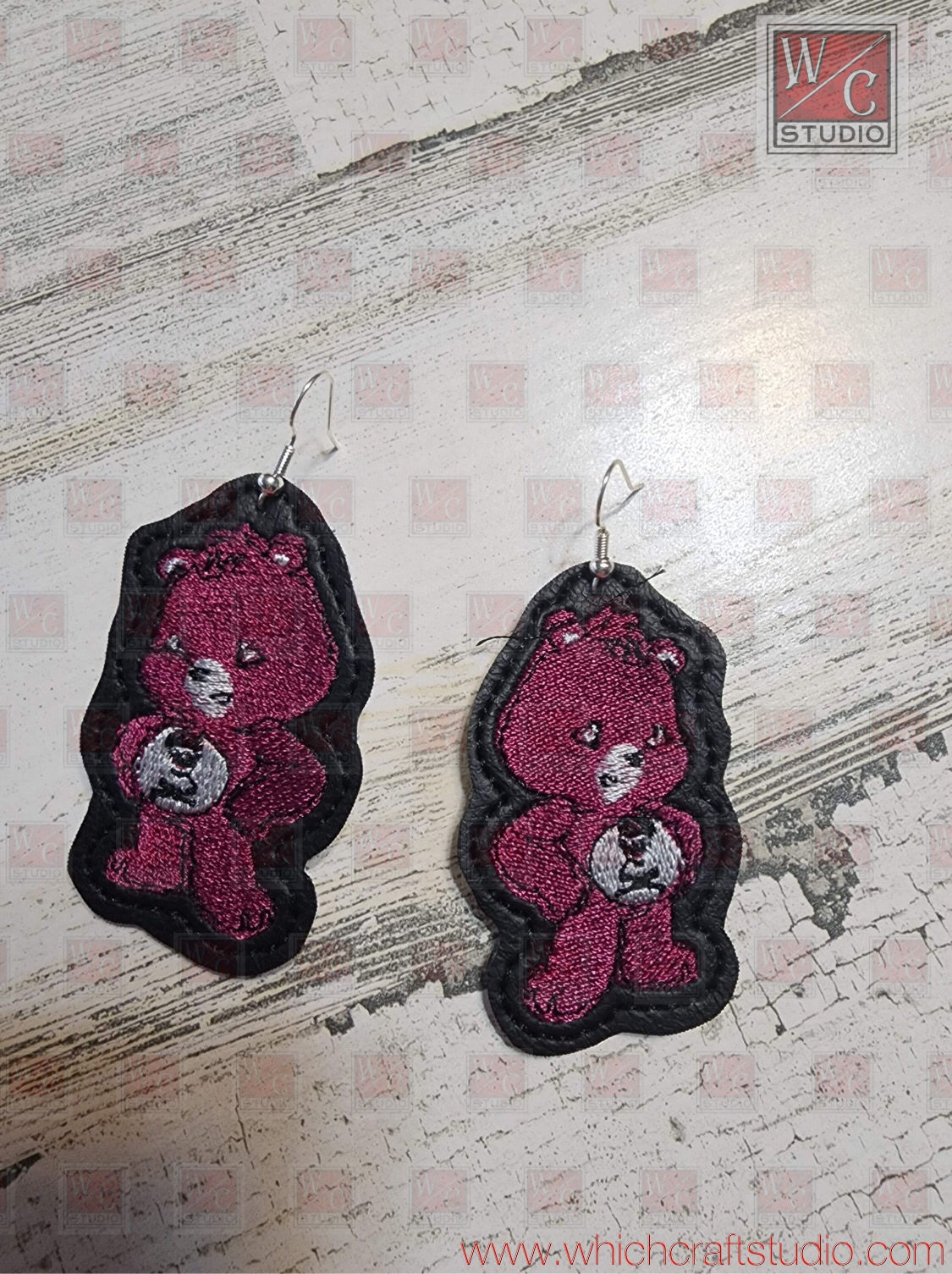 Digital DontCareBear Earrings Digital Files