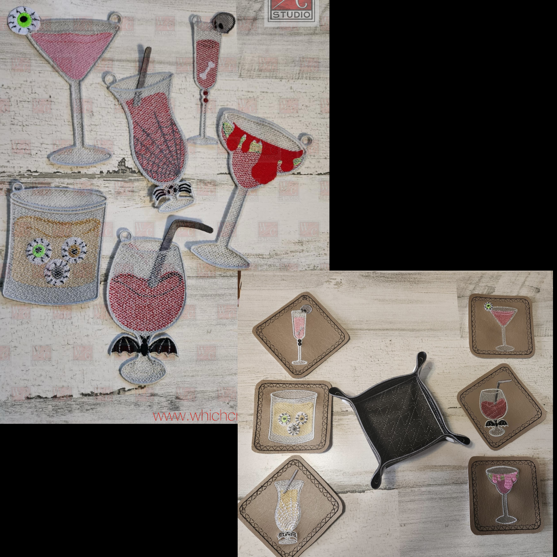 Digital Halloween Drink Set Digital File