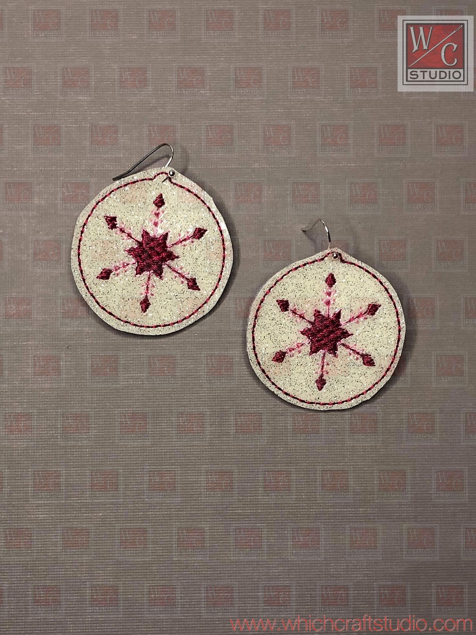 Digital Winter Earrings 1 Digital Files