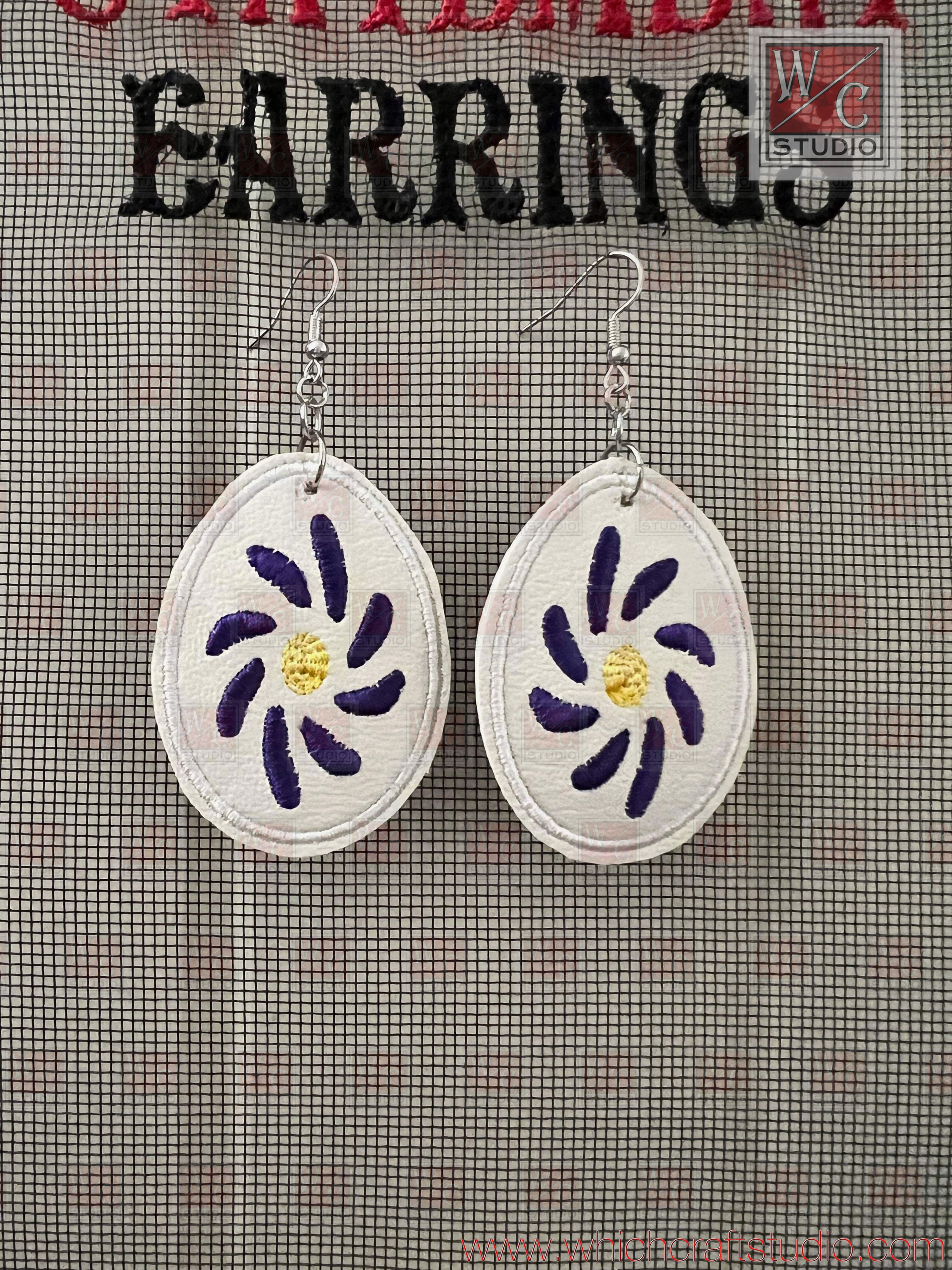 Digital Egg Earrings 2 Digital File