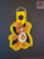 Digital Pumpkin Bear Fob Digital Files