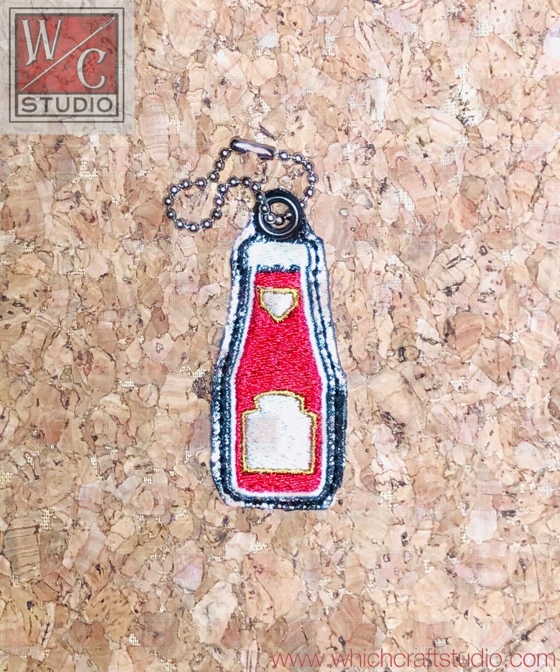 Digital You are Crunchy Ketchup  Dangle Embroidery File