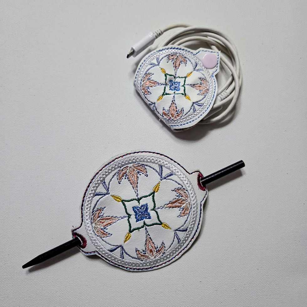 Thumbnail: Digital Breathe | Mixed Technique Design Set Embroidery Designs