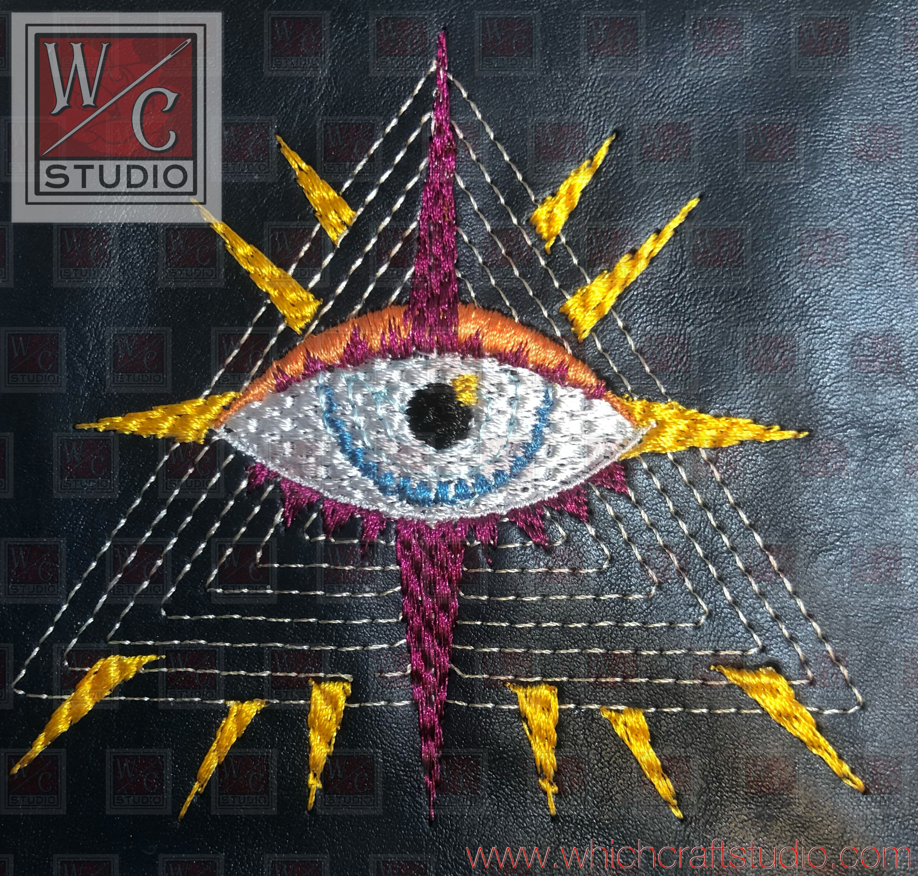 Digital Mystic Eyes 2 4x4 Standalone Embroidery File
