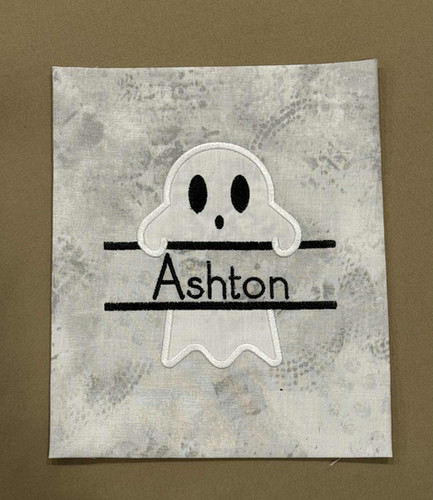 Halloween Ghost Monogram main image 0