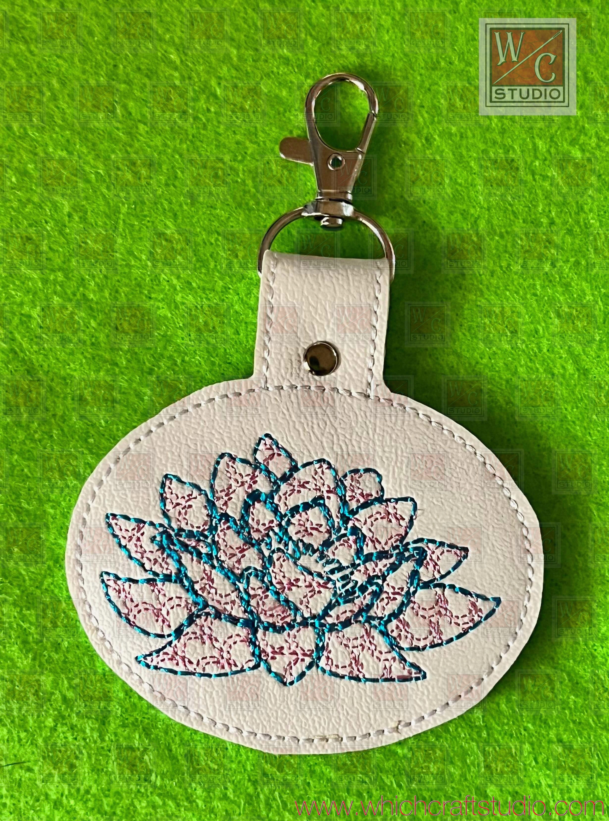 Digital Lotus Flower Fob files Digital File