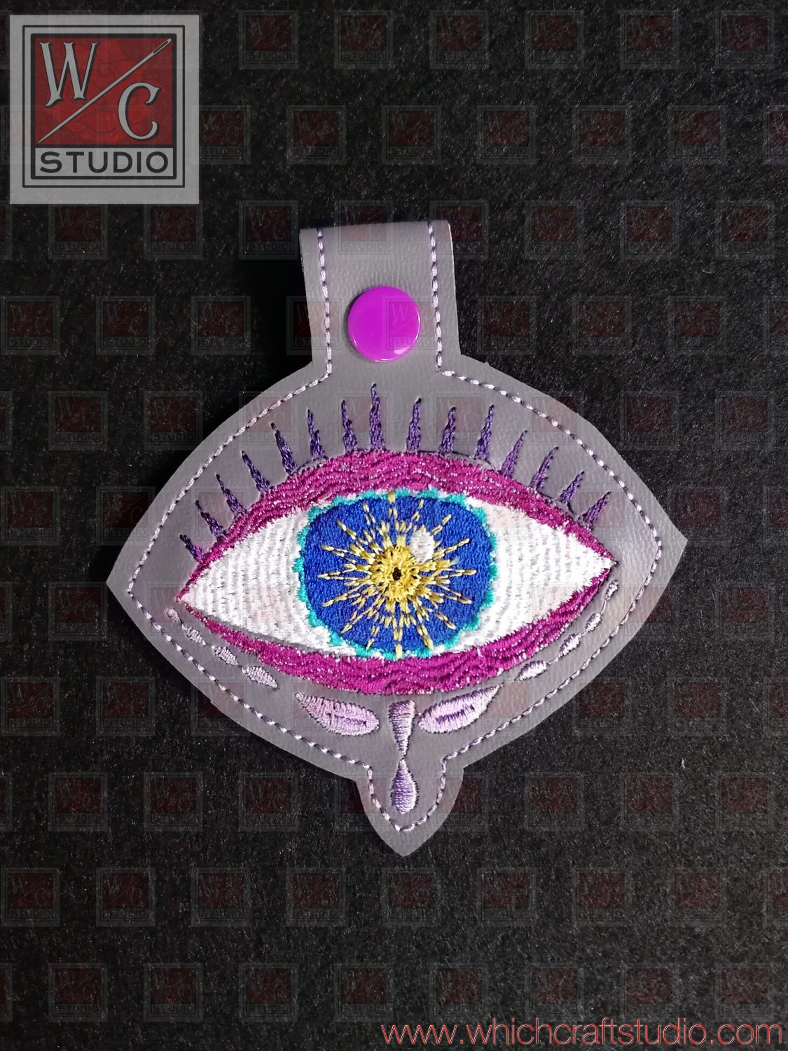Digital Mystic Eyes 6 Fob Embroidery File
