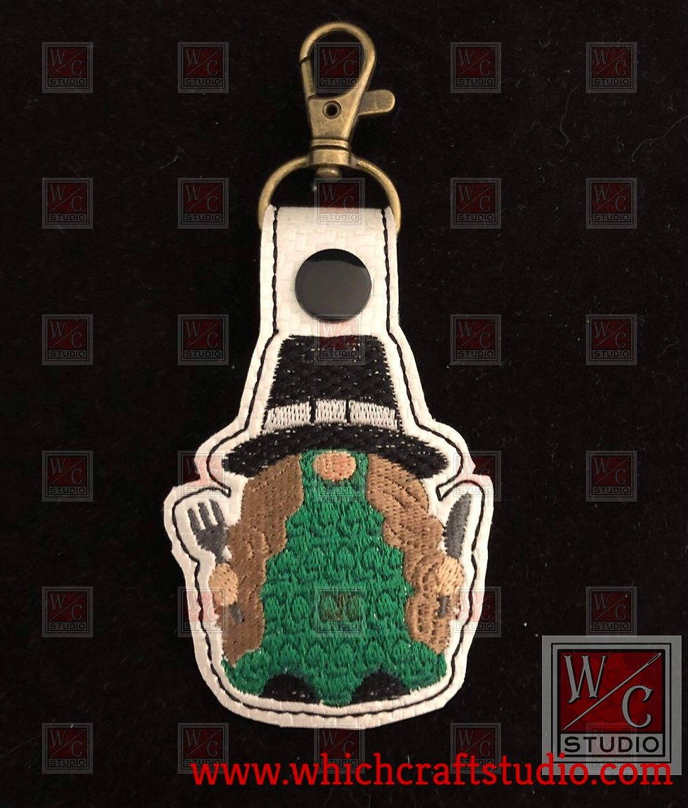 Digital Gnome 2 taster Fob Digital Embroidery