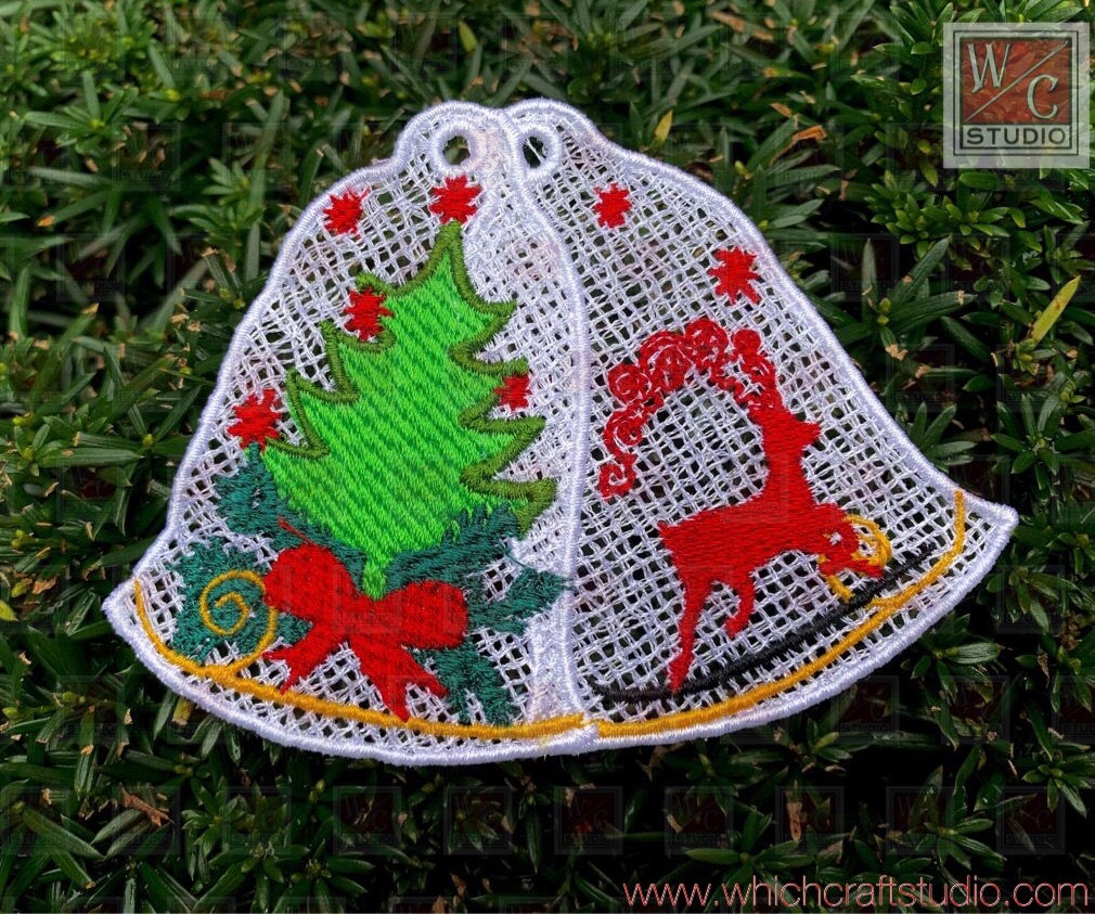 Digital FSL  Bell ornament Digital Files