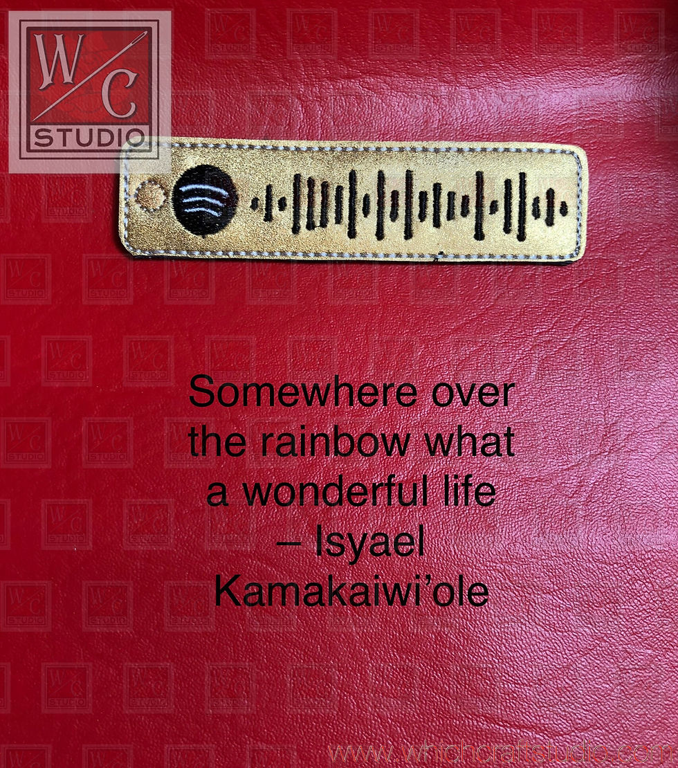 Digital Spotify Code Somewhere Over the Rainbow Isyael Lg Dangle