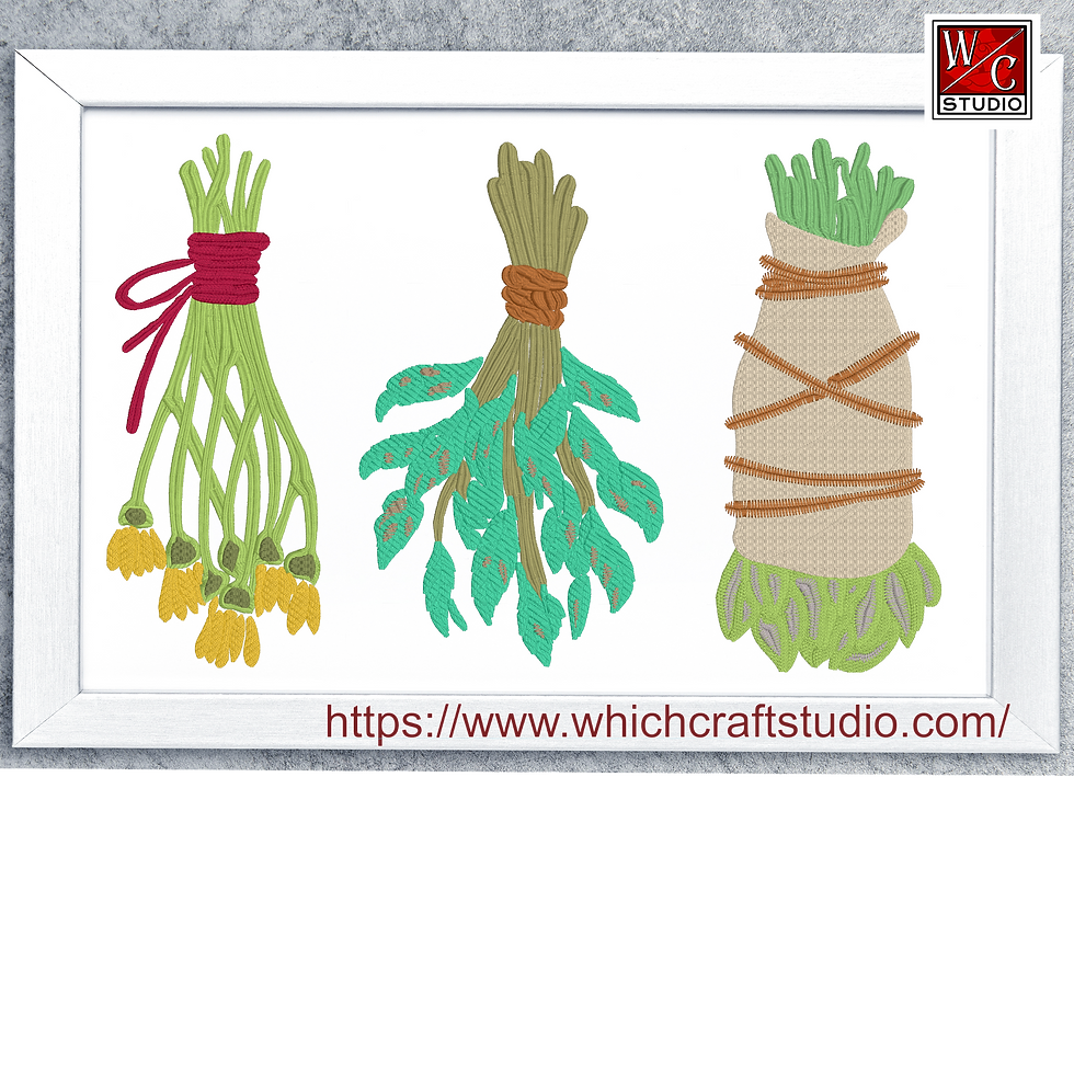 Digital Herb Bundle Set SA 8x12. Digital Files