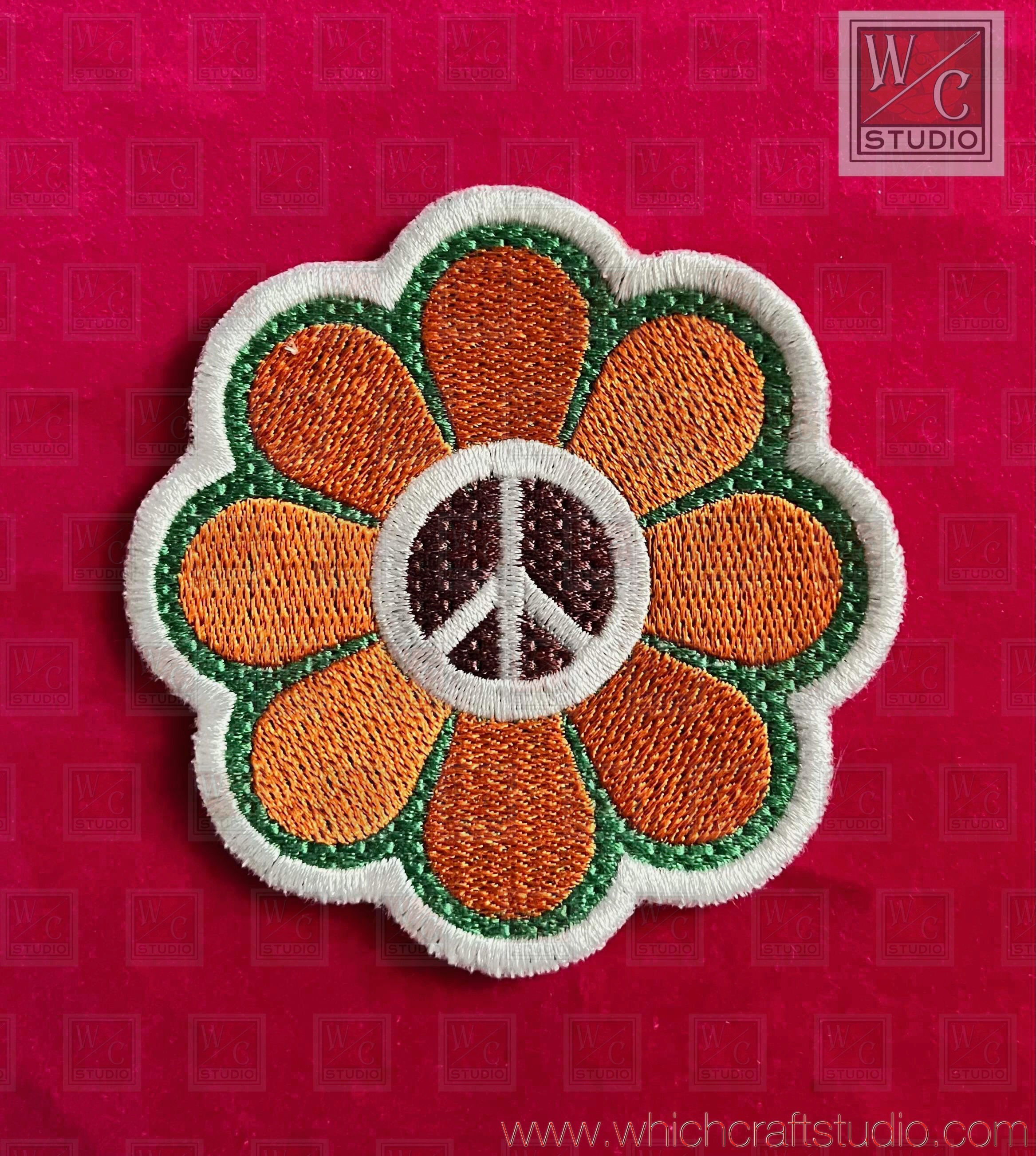 Digital Peace Flower Patch Digital File