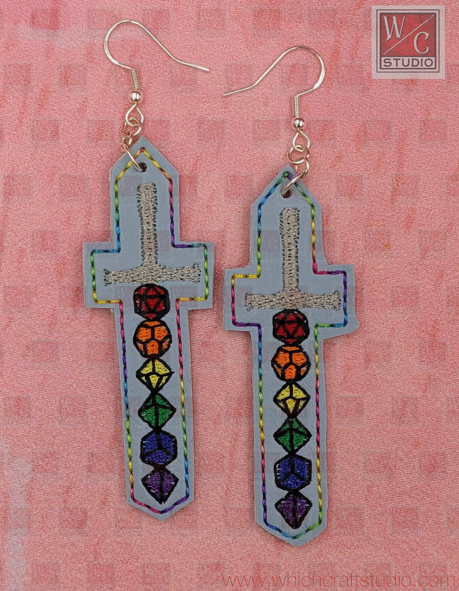 Digital Dice Have Spoken earrings files Digital File