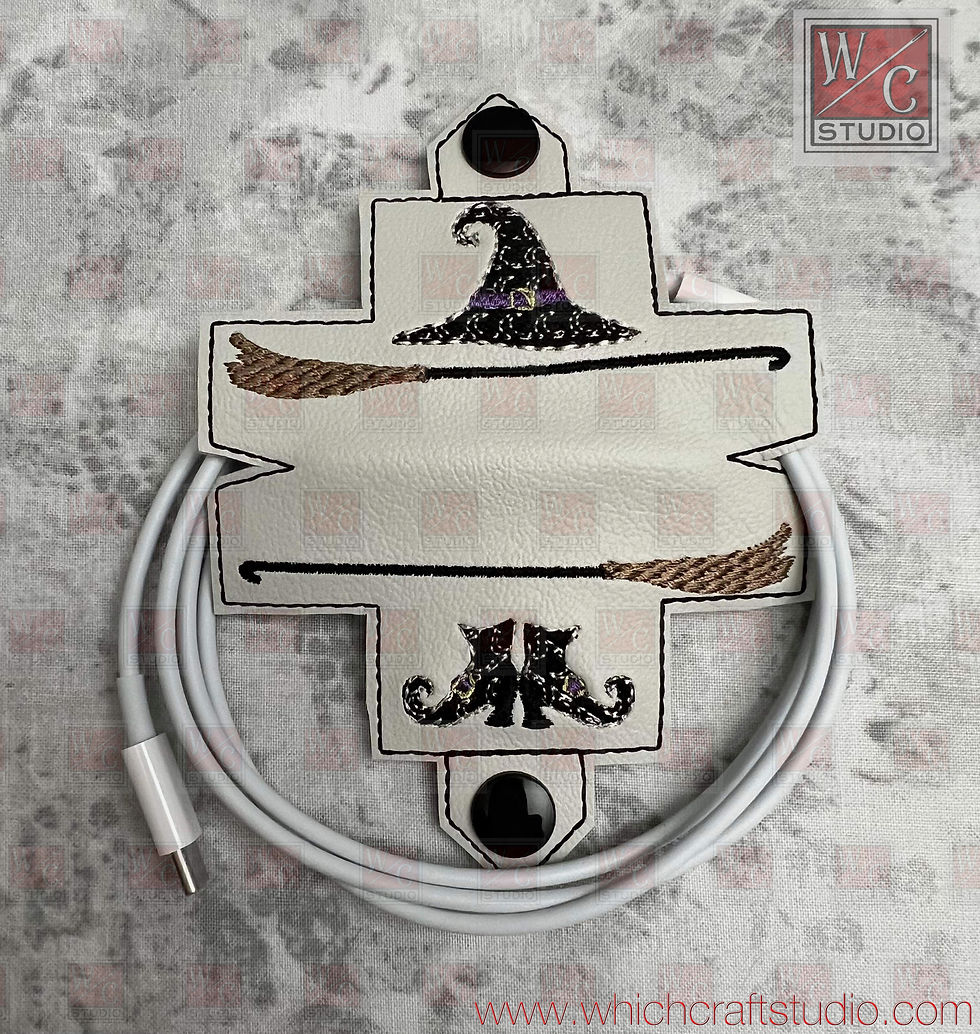 Digital Witches Blank Cord wrap files Digital File