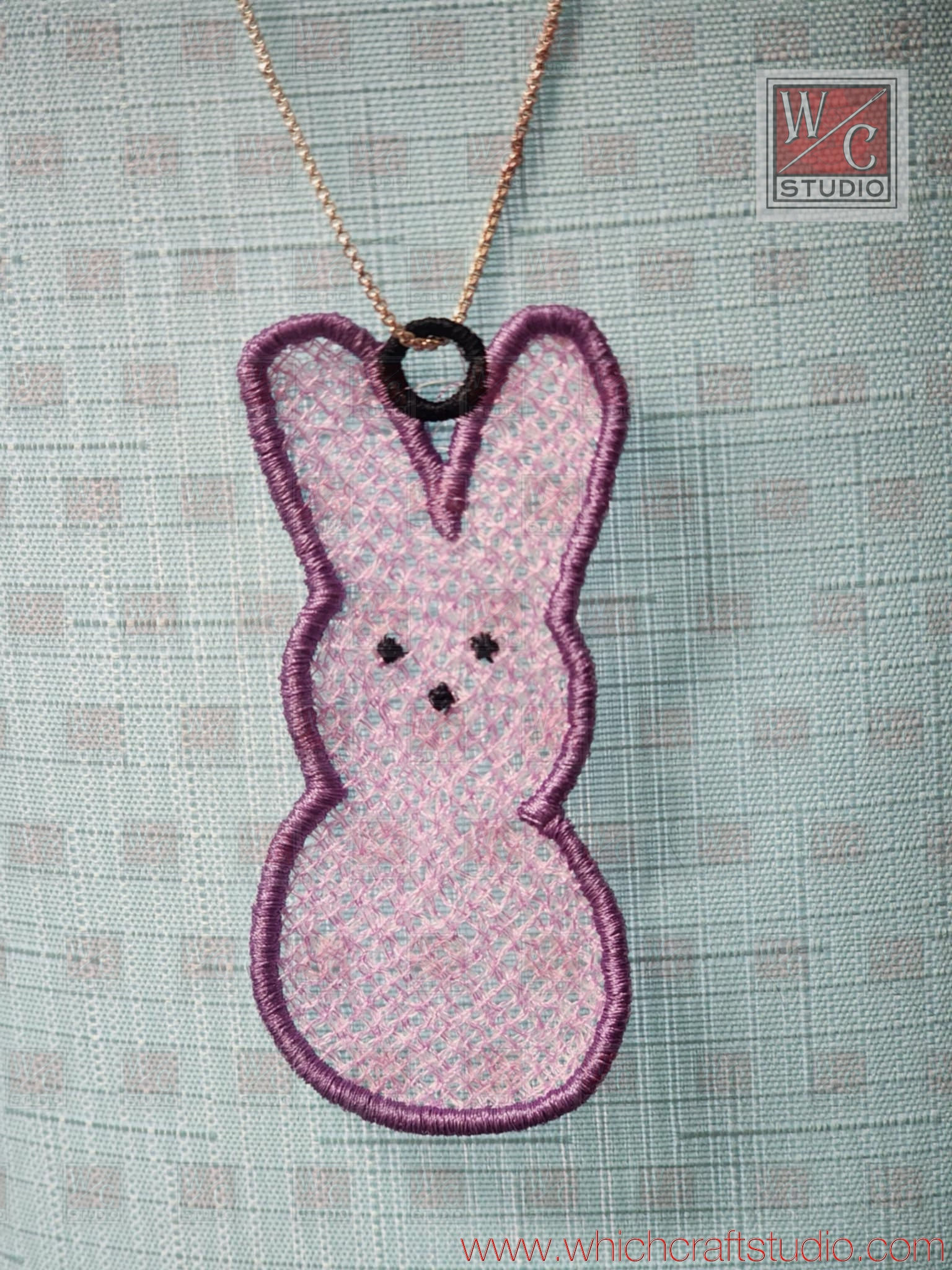 Digital FSL Peep Bunny 4x4 Digital File