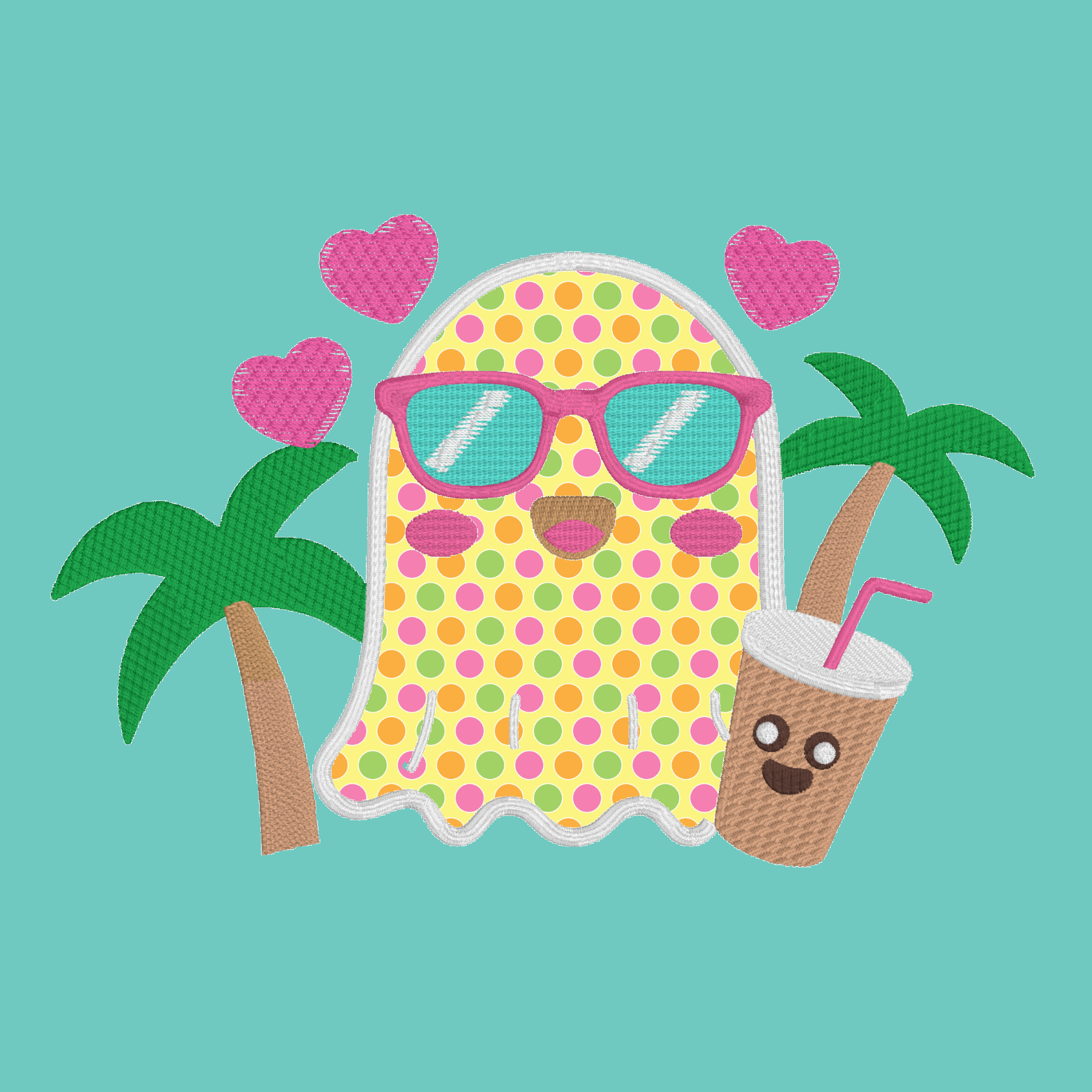 Digital Sumer Ghost Applique 6x10 Digital File