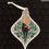 Thumbnail: Digital  FSL Deer Ornament Set. of 5 Digital Embroidery