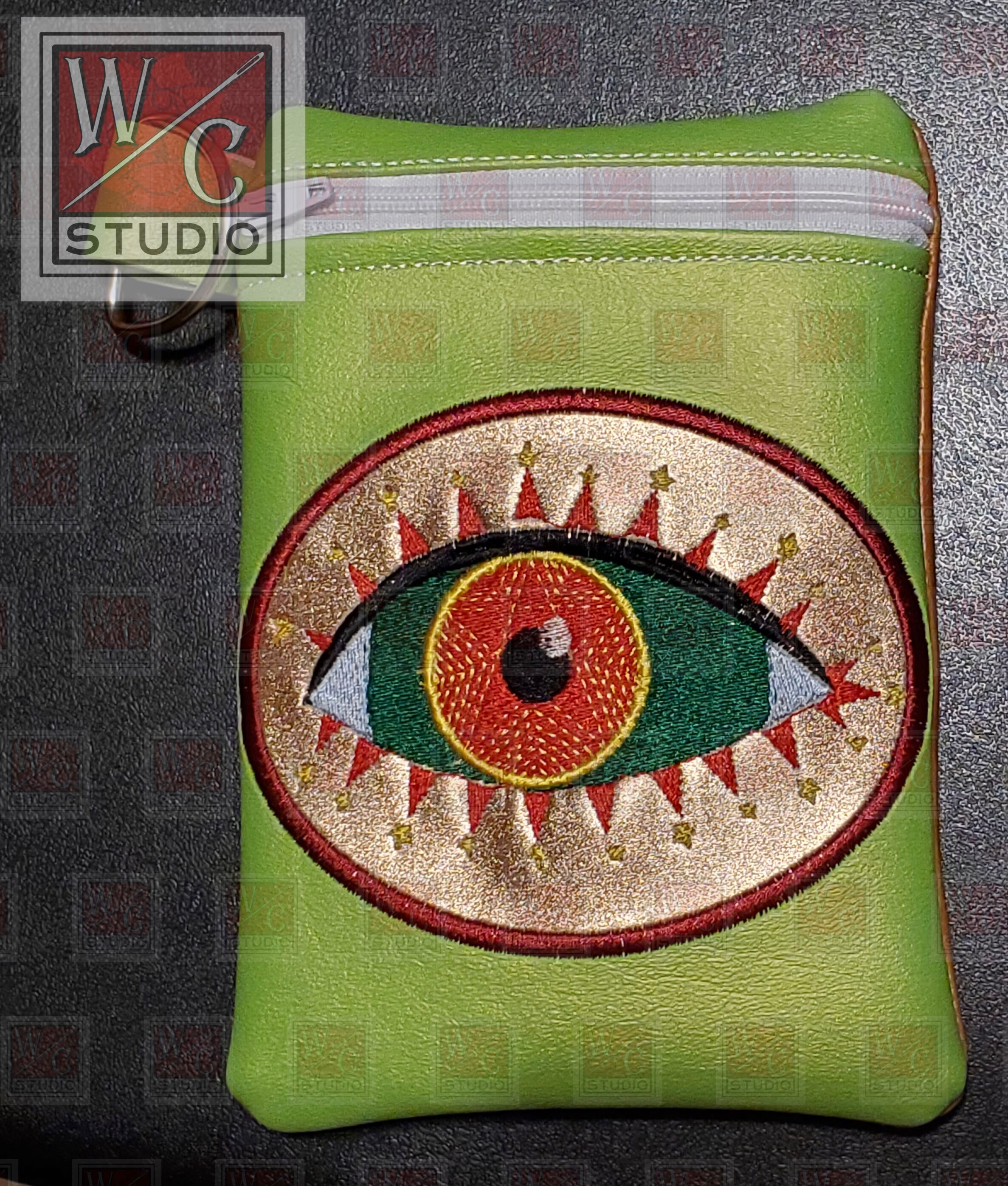 Digital Mystic Eyes 7 5x7 Tall bag Embroidery File