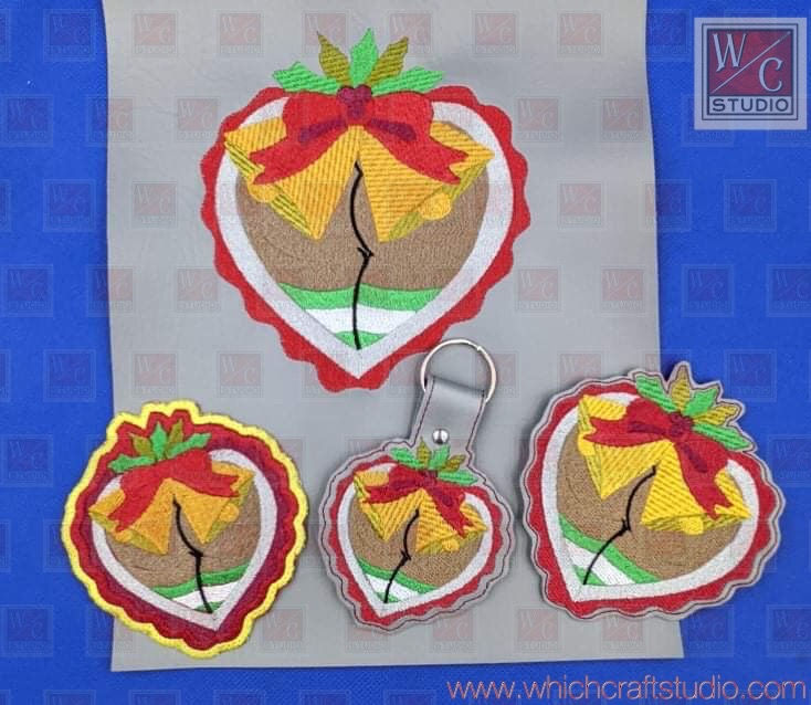 Thumbnail: Digital Booty Christmas EX Lg Set of 43 Digital Embroidery Files
