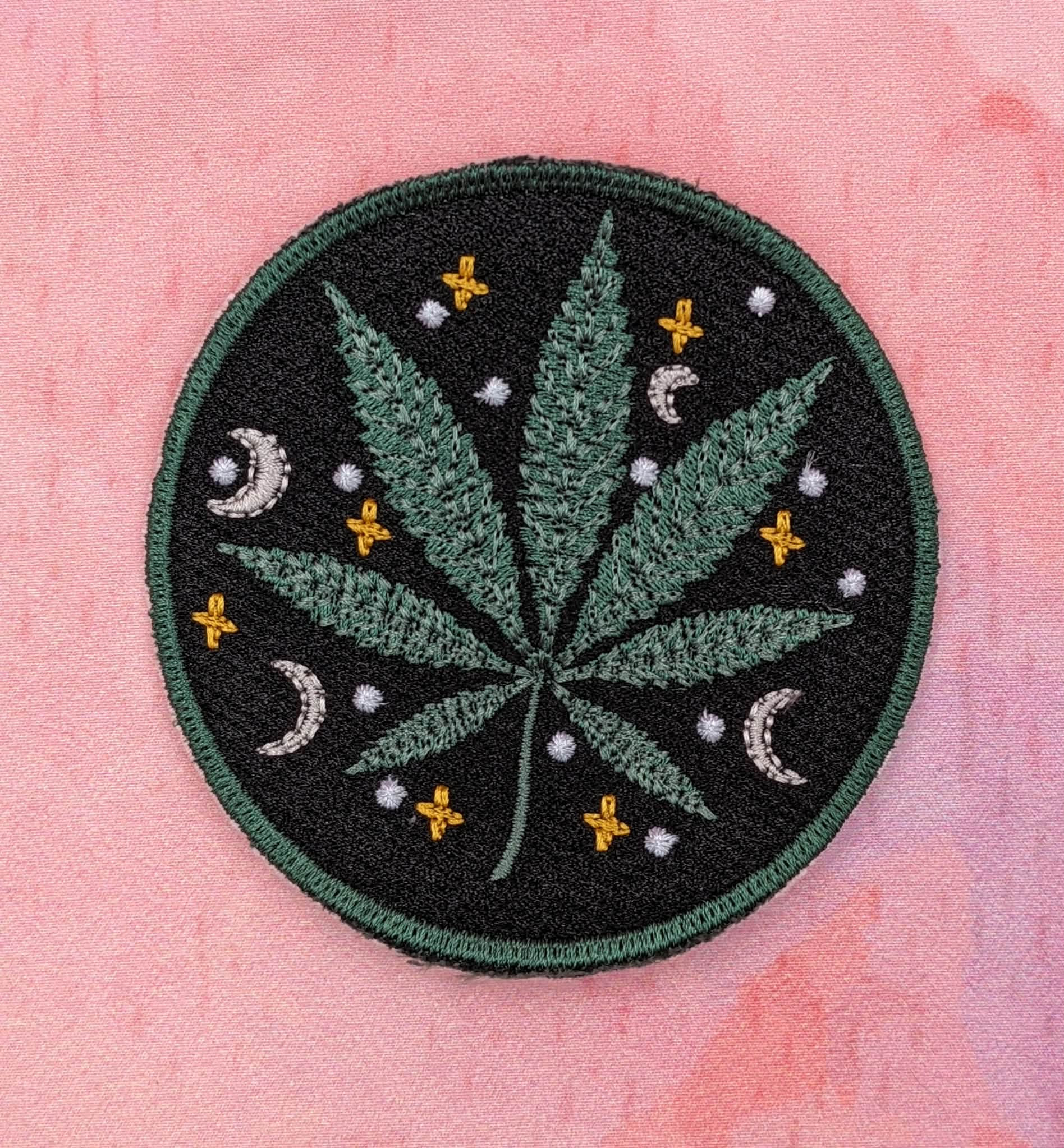 Digital Midnight Botanical |High-End Patch Design