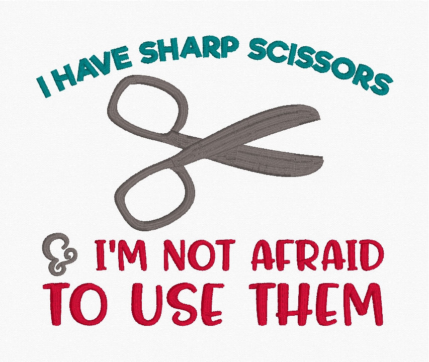 Thumbnail: Digital Sharp Scissors SA 4x4 Digital File