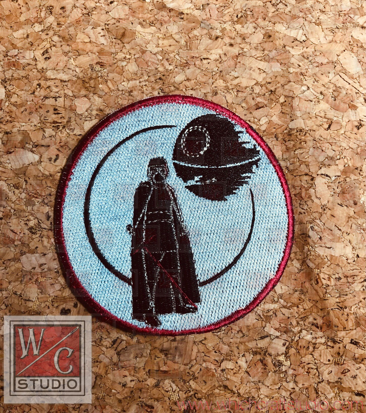 Digital Kylo Ren Patch 3.75in Embroidery File