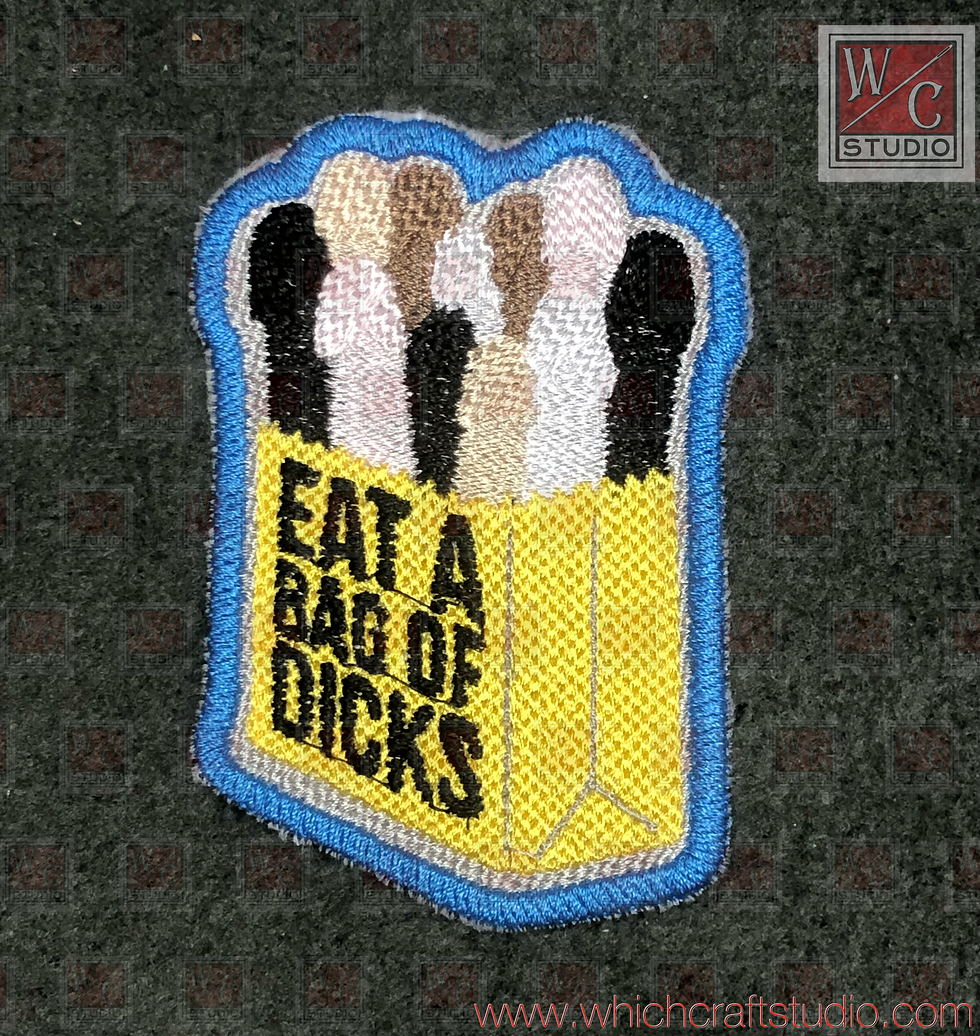 Digital Bag of Dicks Patch. Digital Files