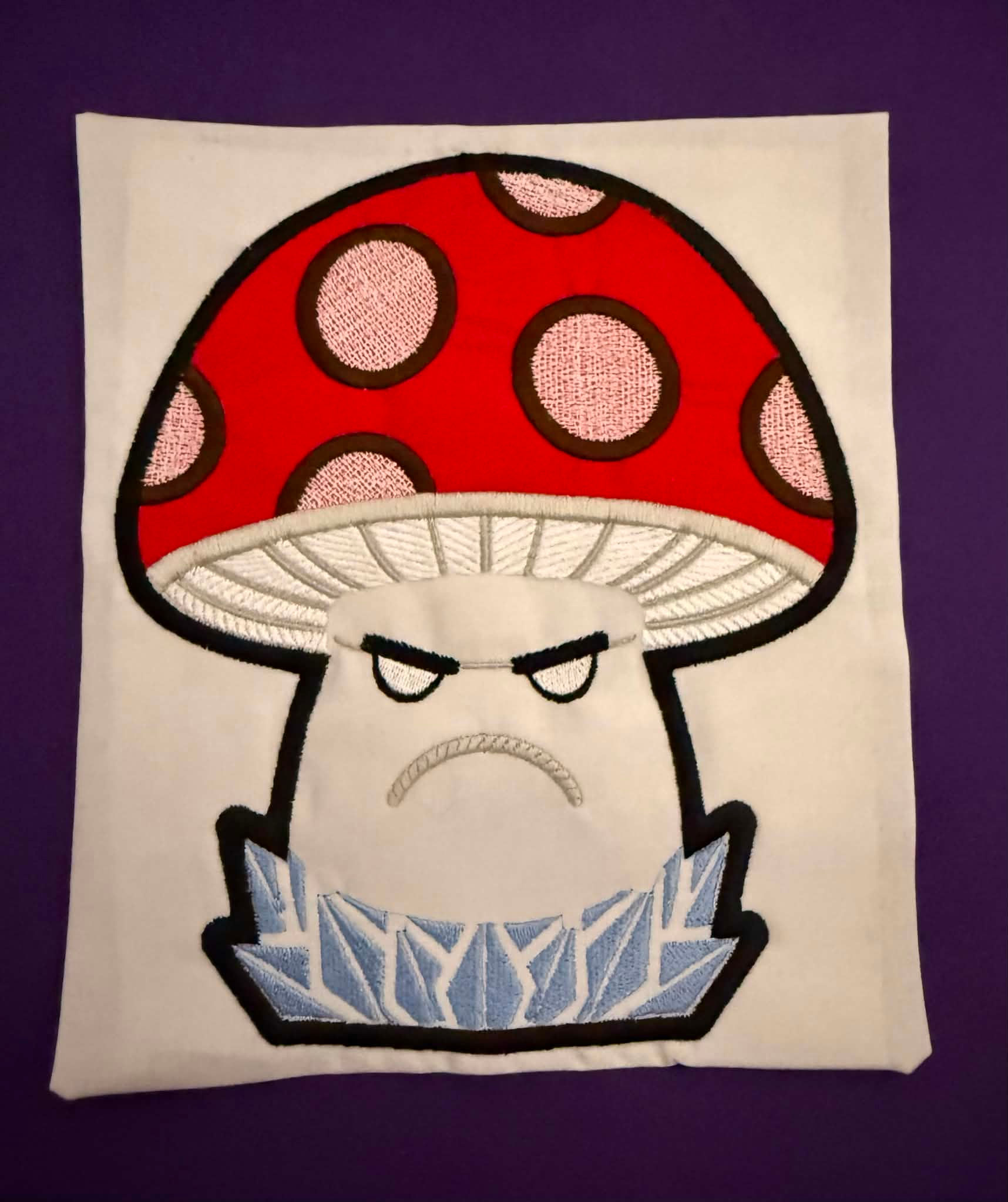 Digital Spore-Cap Imp Appliqué | 4x4 Digital Embroidery