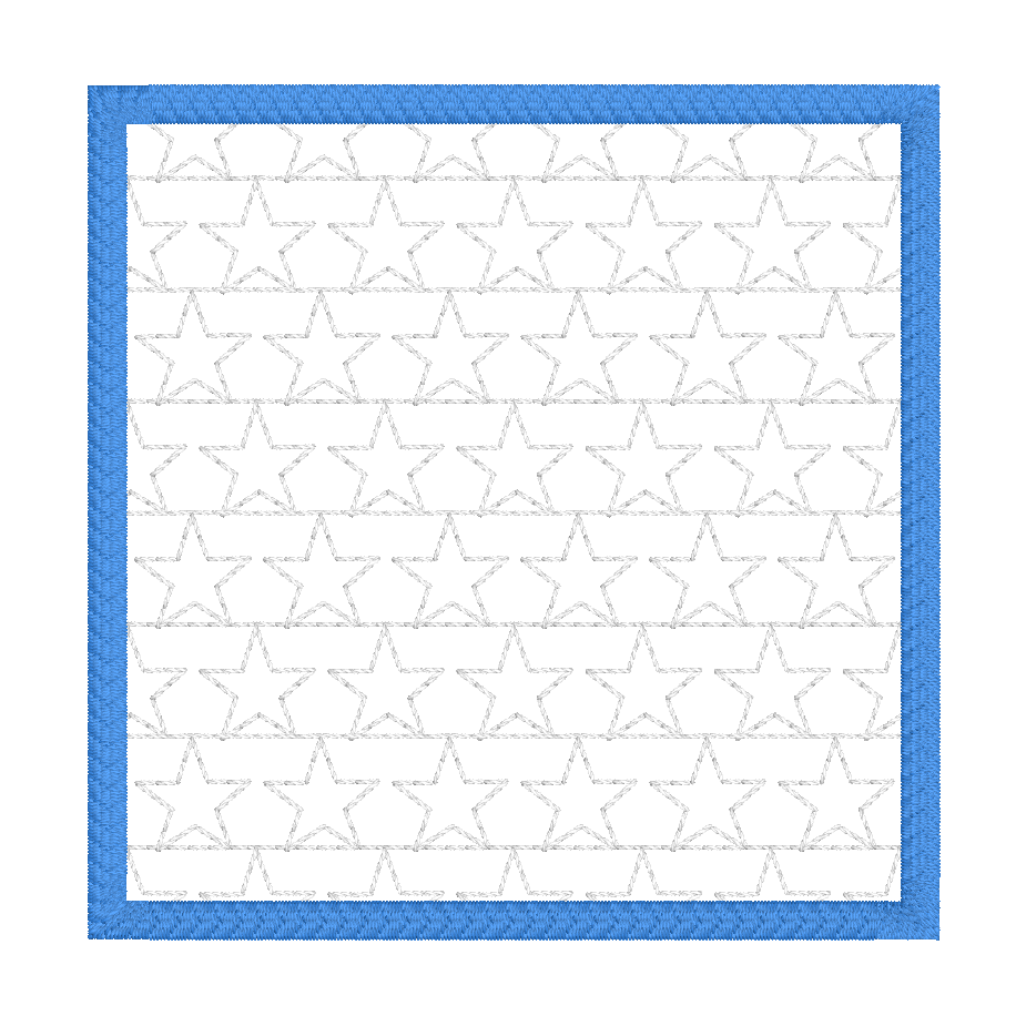 Digital Star Stipple and Border 4x4 Digital Files
