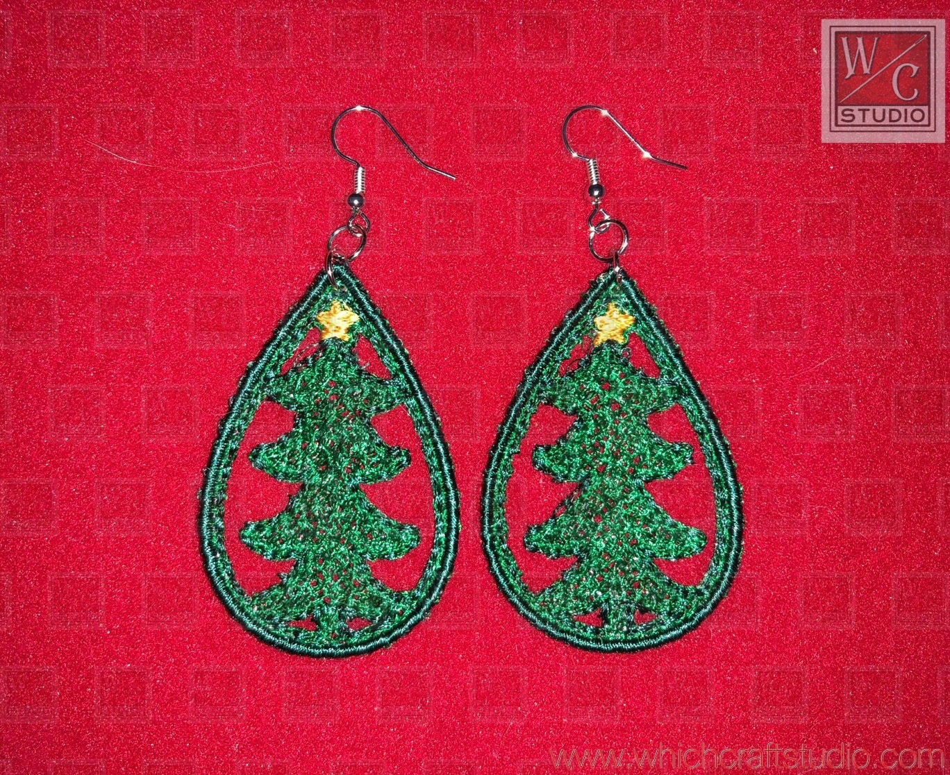 Digital FSL Tree earrings Digital Files