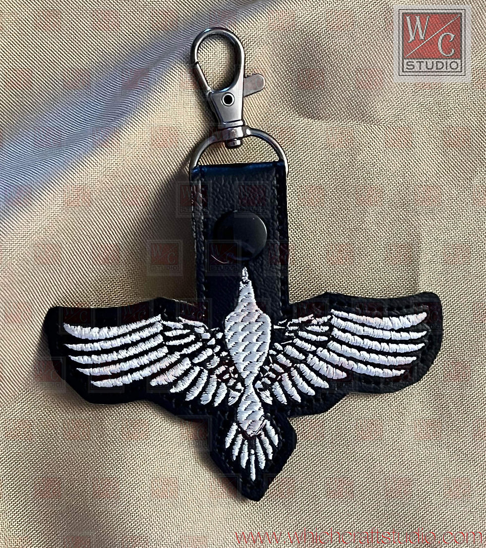 Digital Celtic Knot w Crow Fob 4x4 Digital File