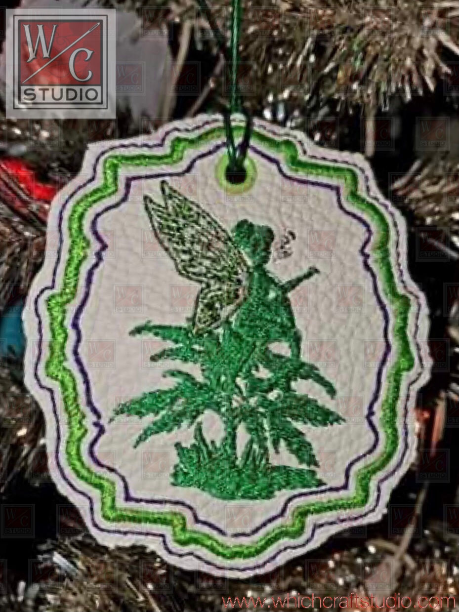 Digital WCS Fairy MJ Ornament Embroidery Files