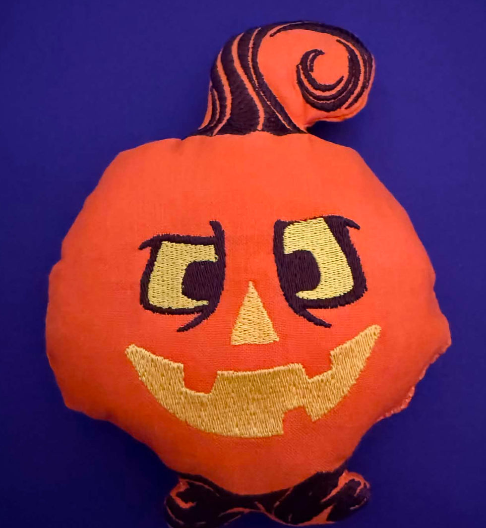 Thumbnail: Digital Jack-o'-Lantern Bulb Set |Digital Embroidery