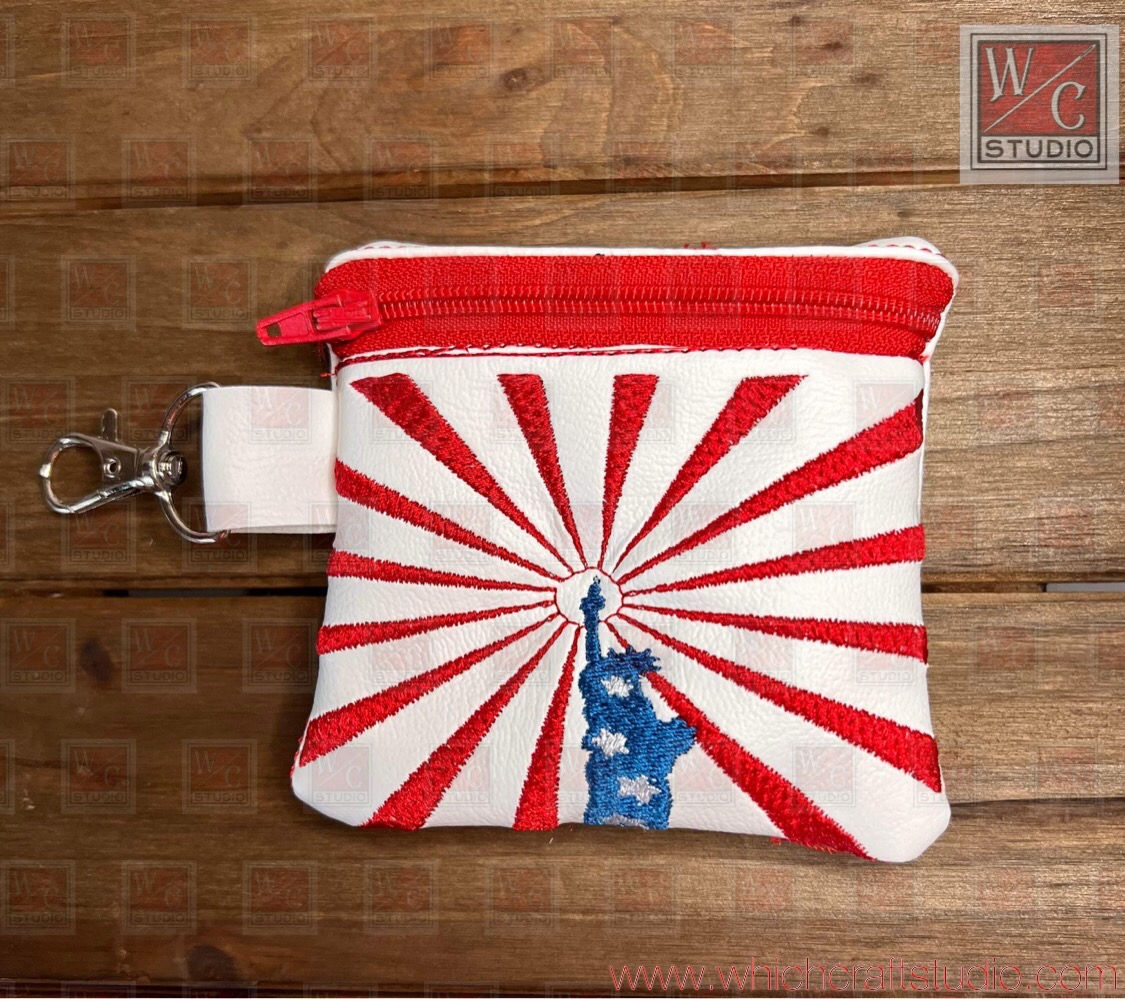 Digital Statue Of Liberty  4x4 Bag Digital Files