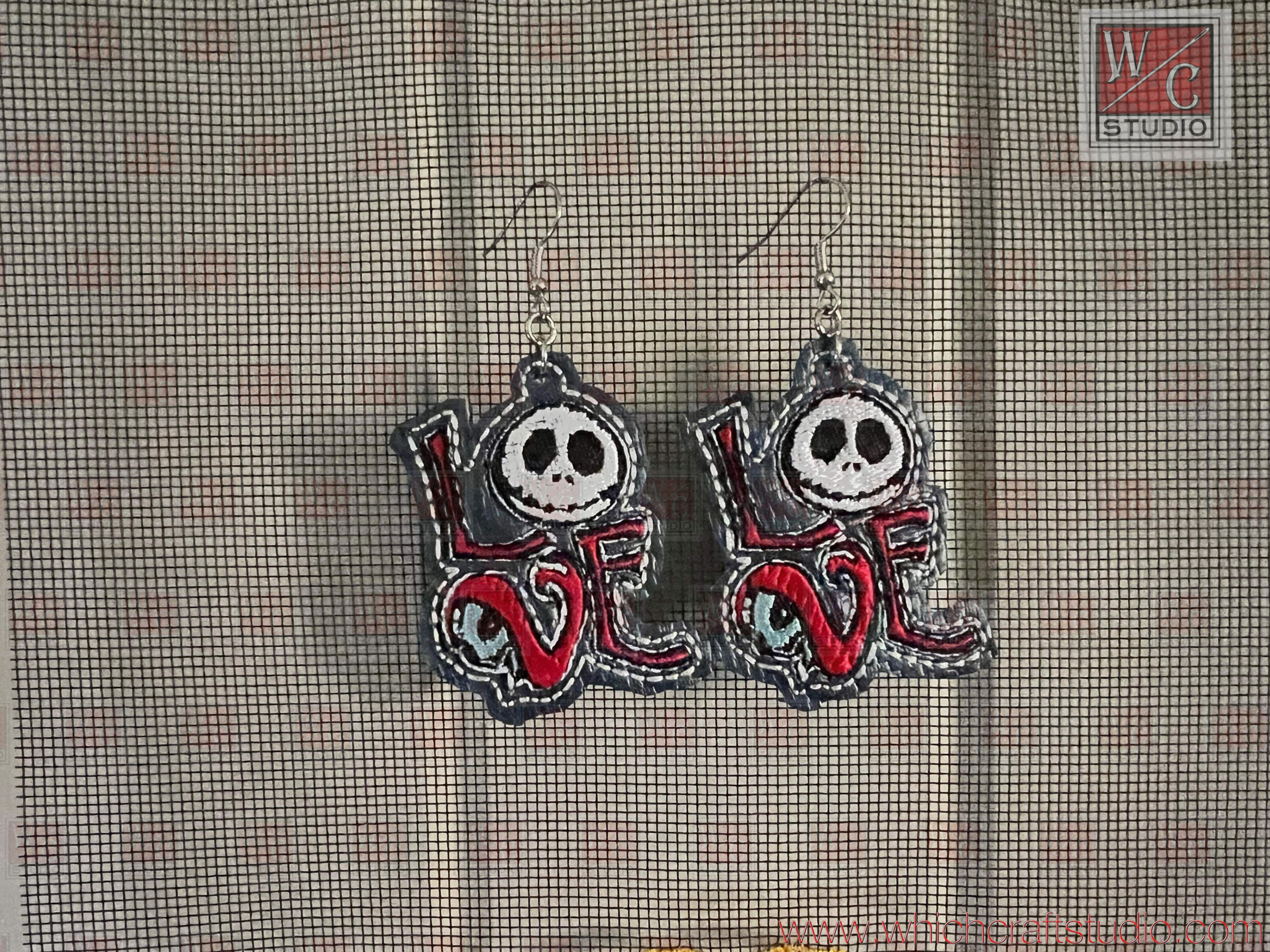 Digital Death Love Earrings files Digital File