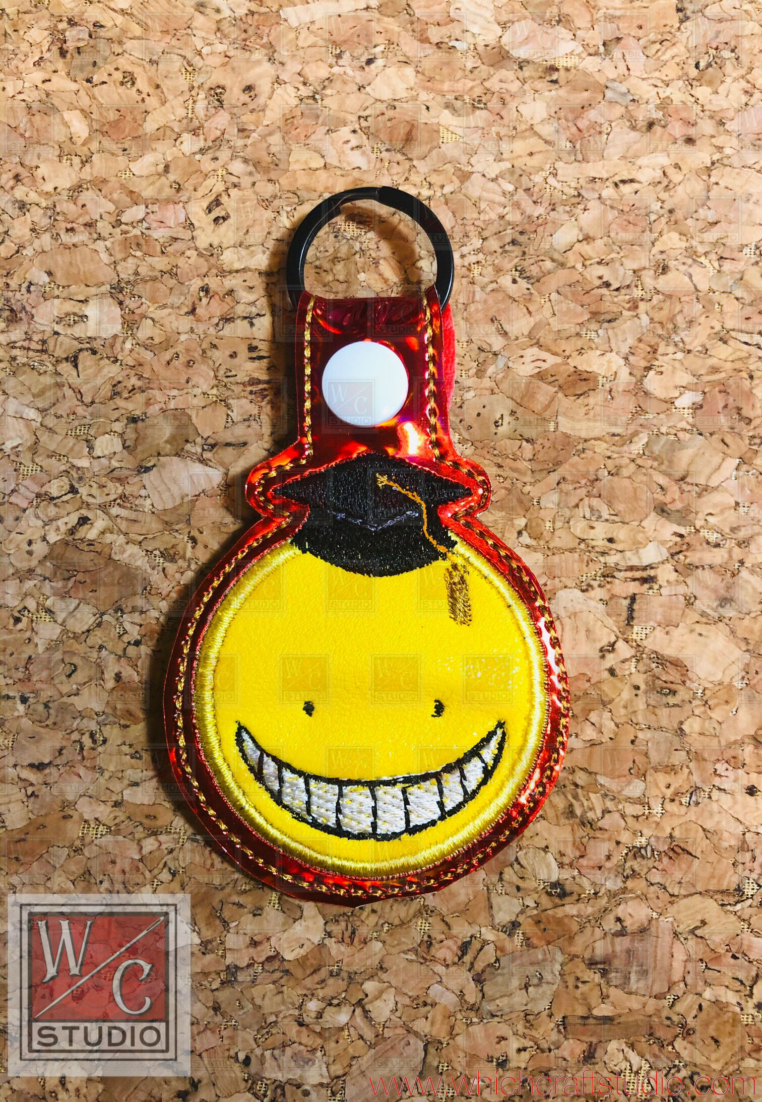 Digital Koro-Sensei Face Fob Embroidery File