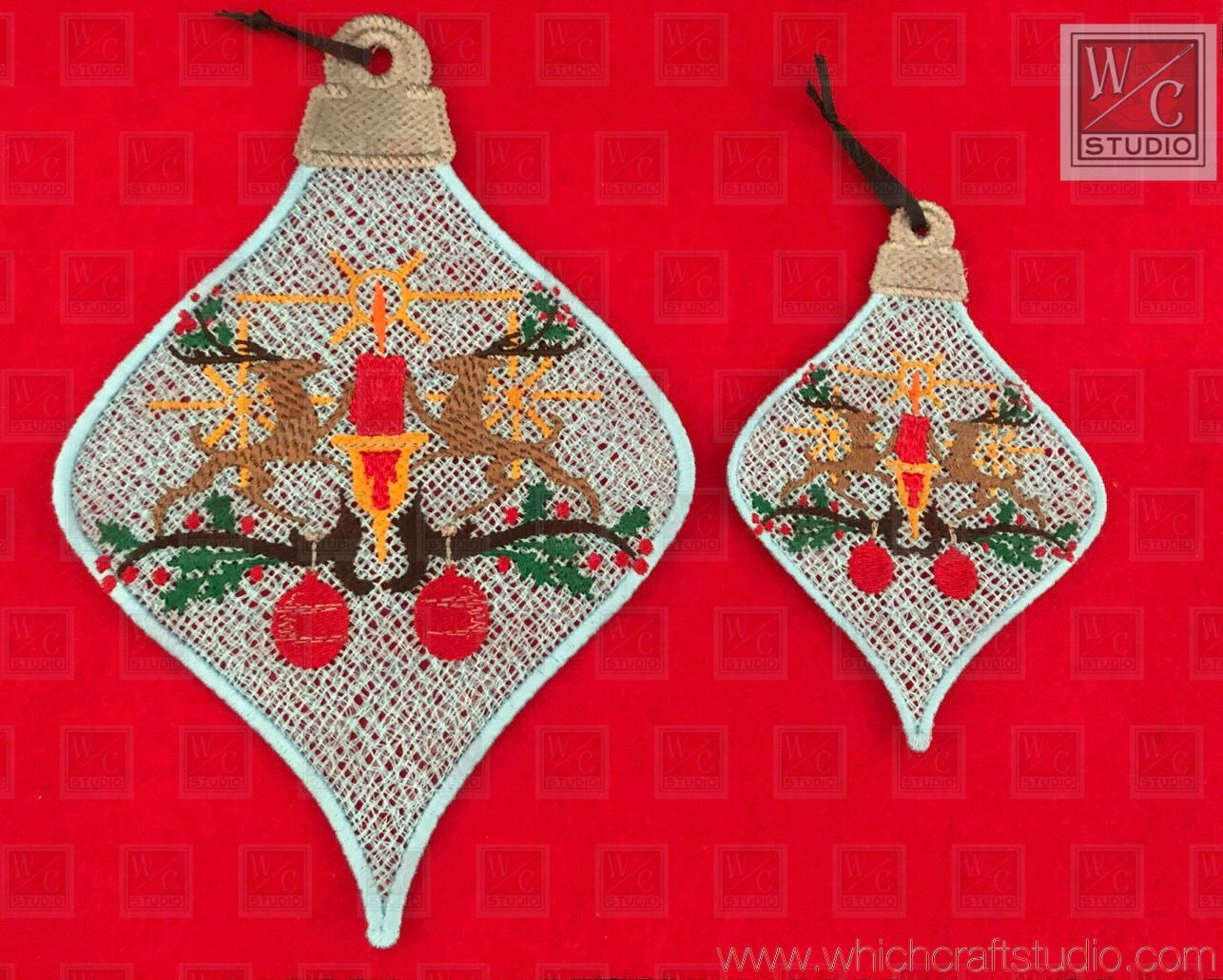 Digital FSL Retro Reindeer Set OF 3 Digital Files