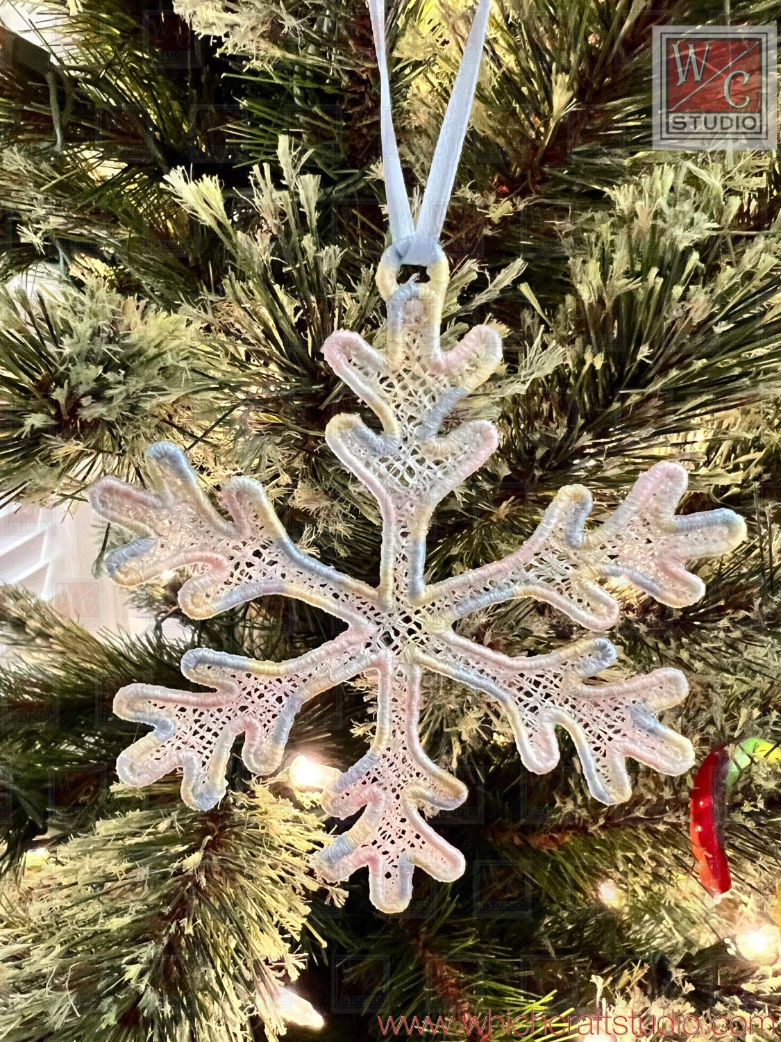 Digital FSL SnowFlake 8 Ornament Digital Files