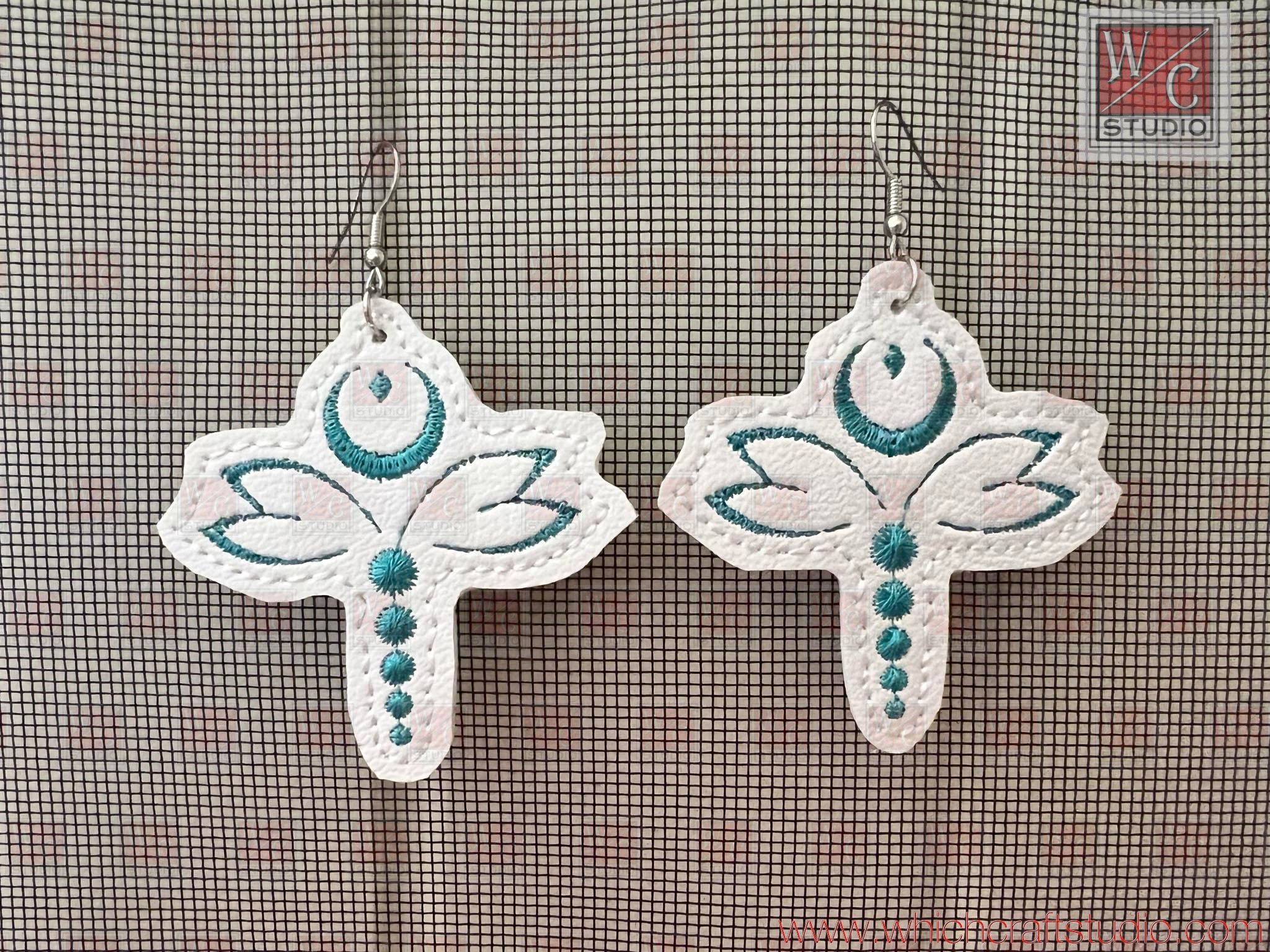 Digital Dragronfly Earrings Digital File