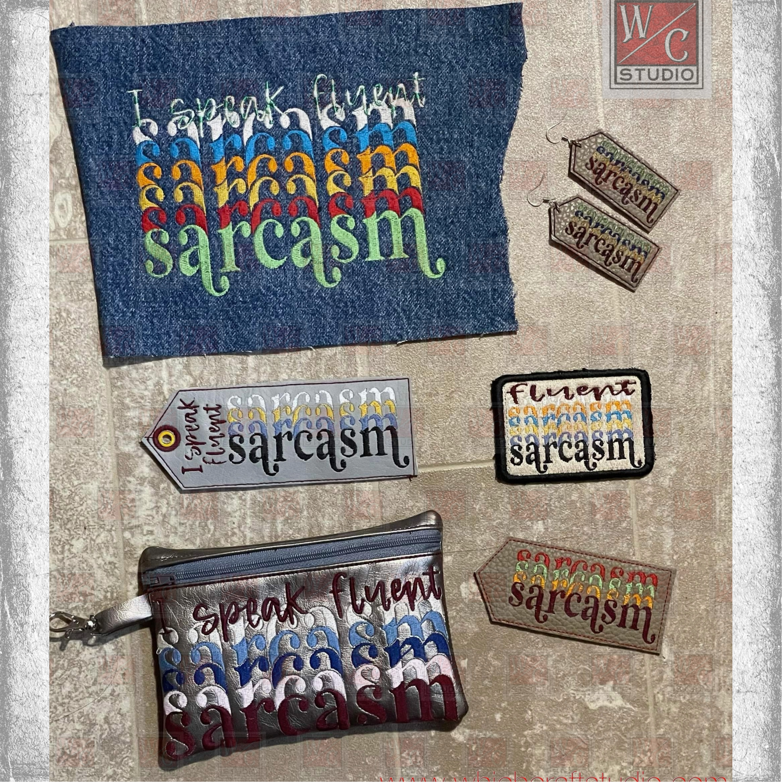 Digital Speak Sarcasm Set of 12 Digital File