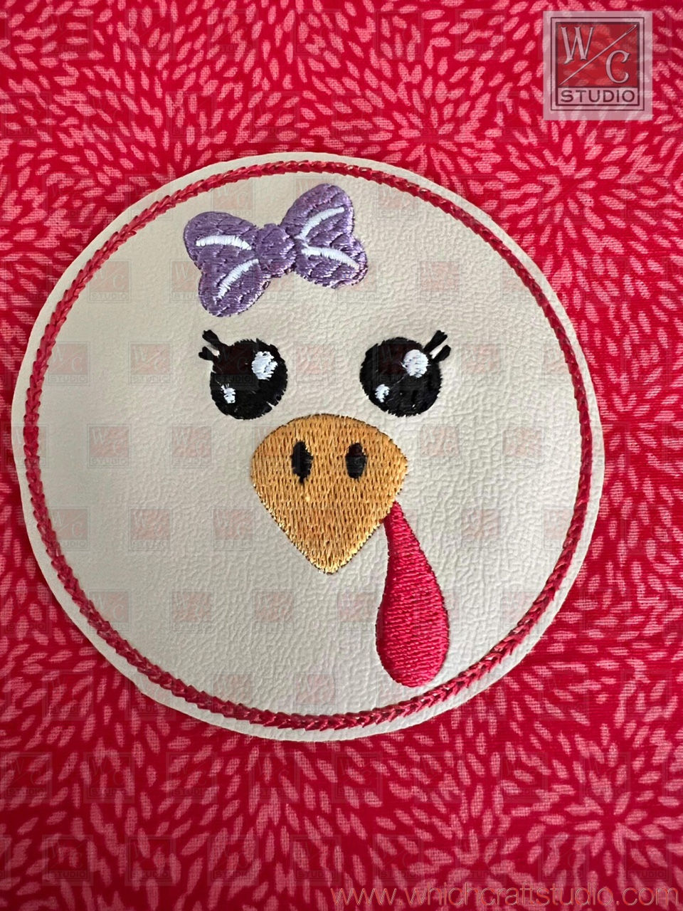 Digital Turkey face 3Coaster. Digital Files