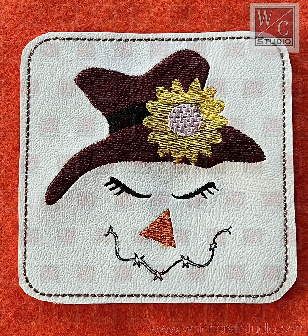 Thumbnail: Digital Scarecrow Coaster Set Digital File
