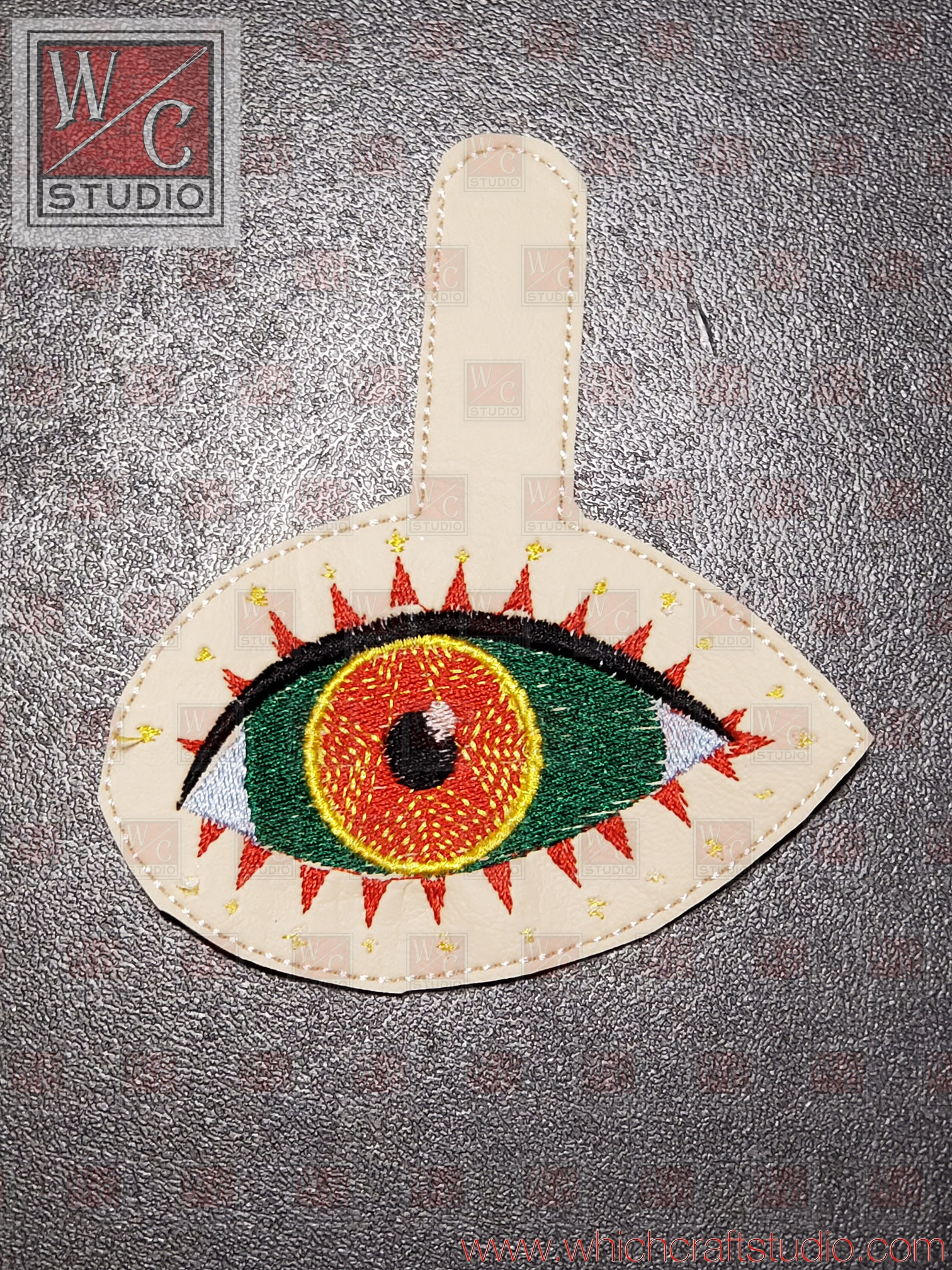 Digital Mystic Eyes 7 Fob Embroidery File